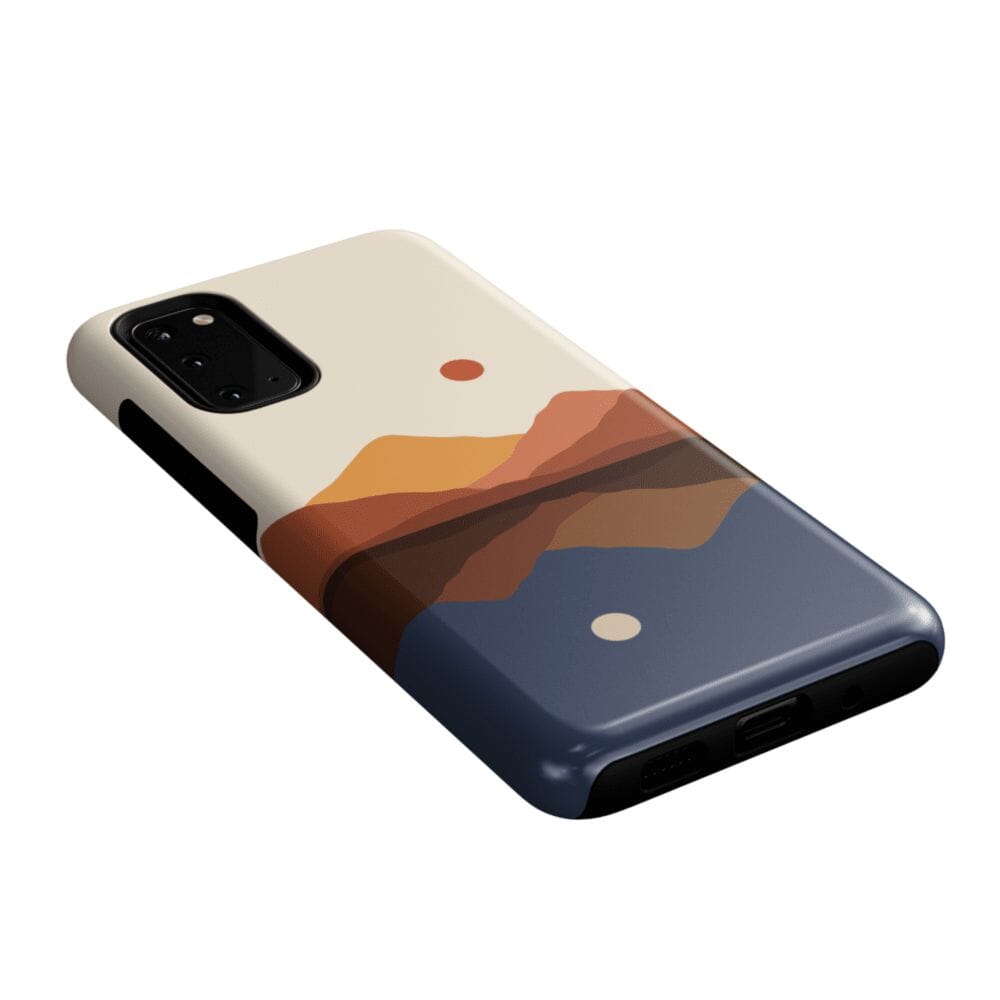 Casetry Opposites Attract | Day & Night Colorblock Mountains Samsung Case - view 29