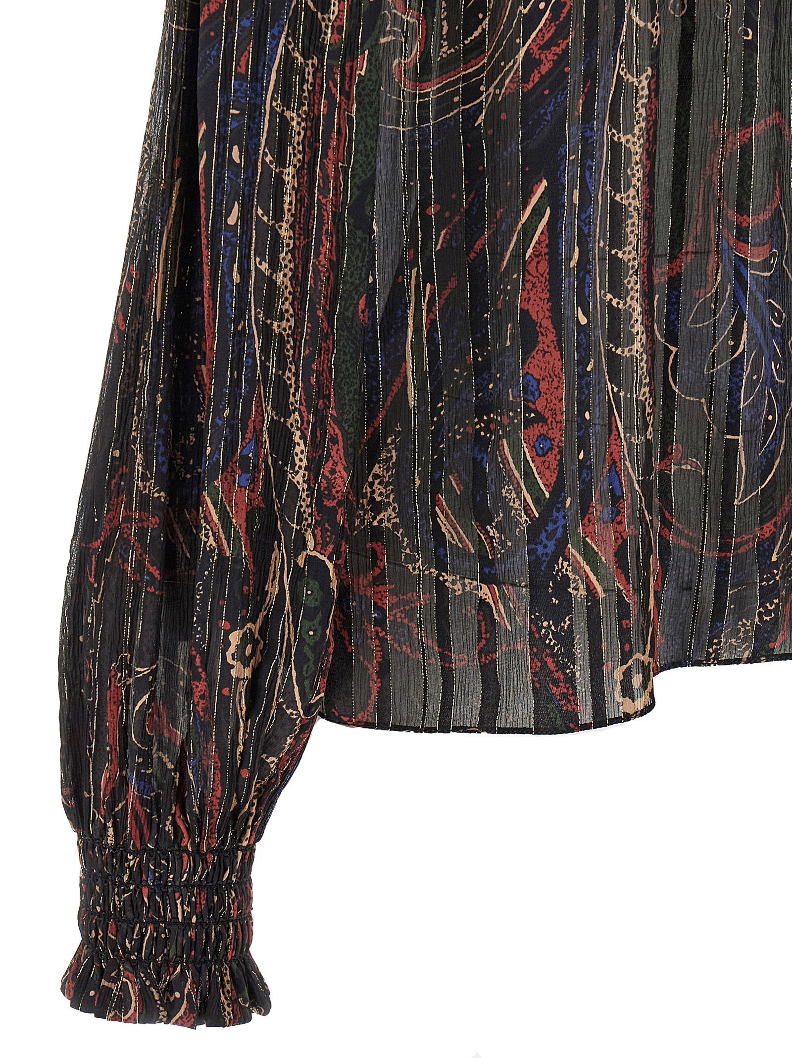 Saint Laurent Smock Stitch Blouse - view 4