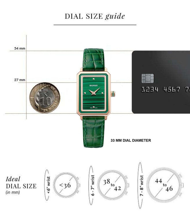 Balmain Eirini Green Dial Women 33mm