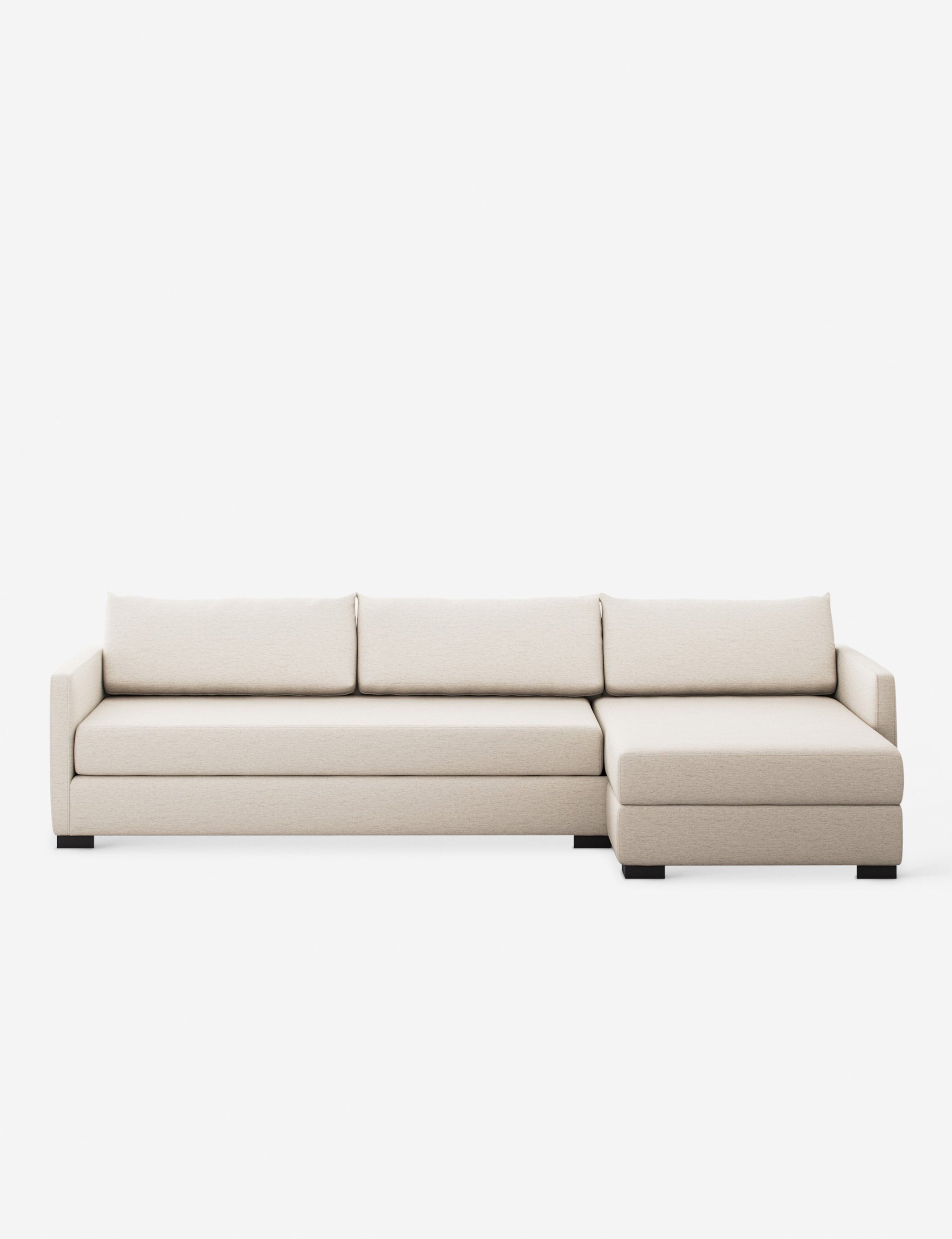 Lulu and Georgia Leodore Modular Storage Chaise Sleeper Sectional Sofa - view 2