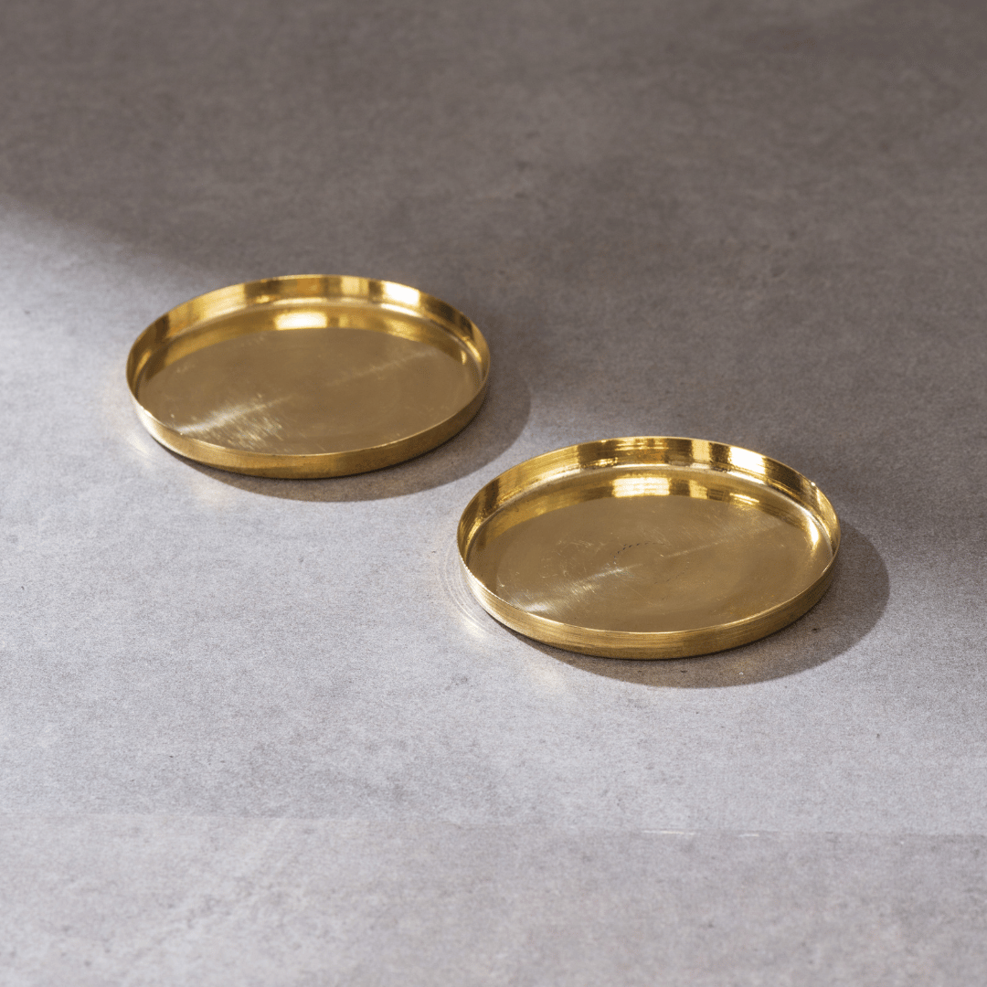 P-TAL Brass Coasters (Set of 6)