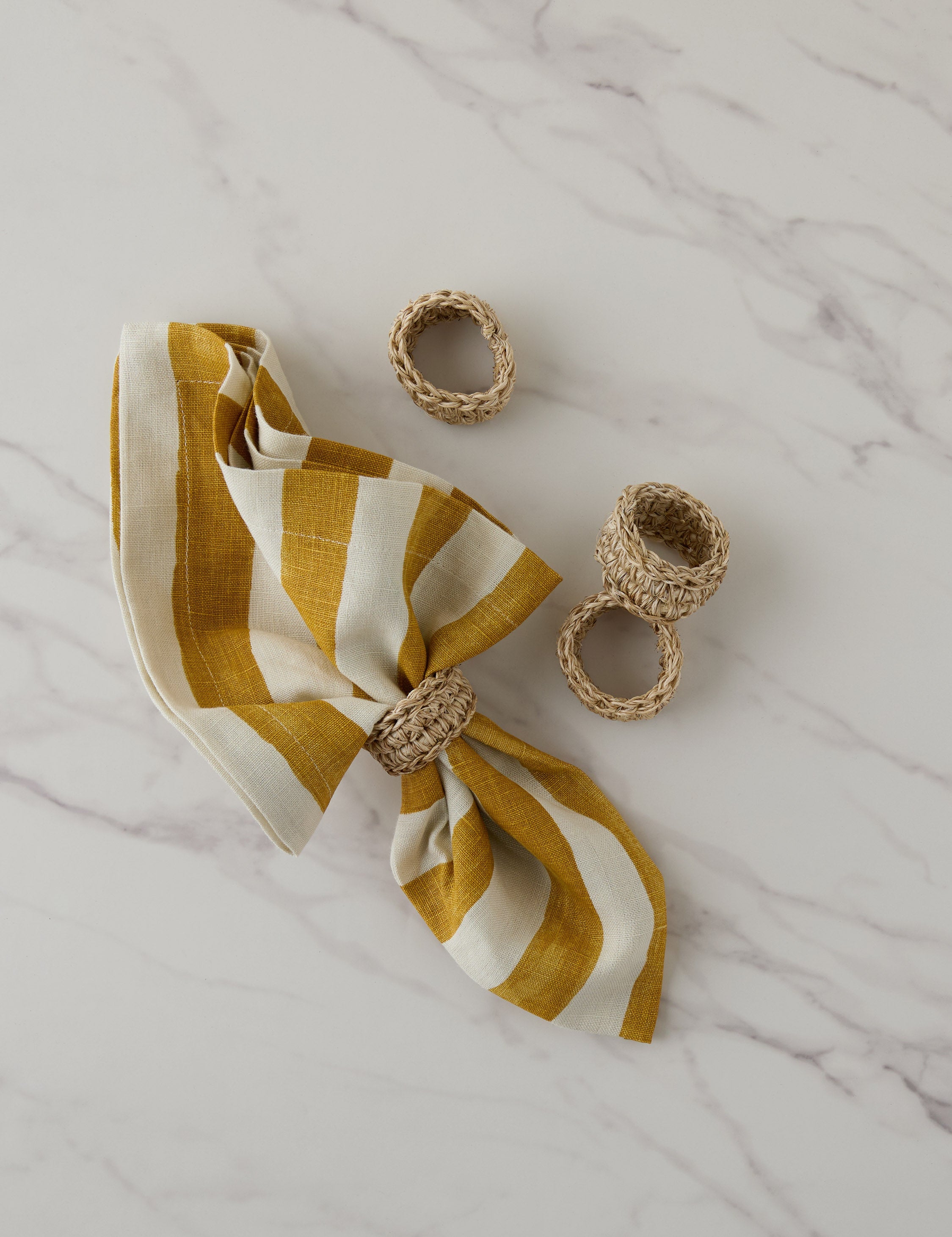 Lulu and Georgia Spiral Napkin Rings (Set of 4) by Tallo de Olivo