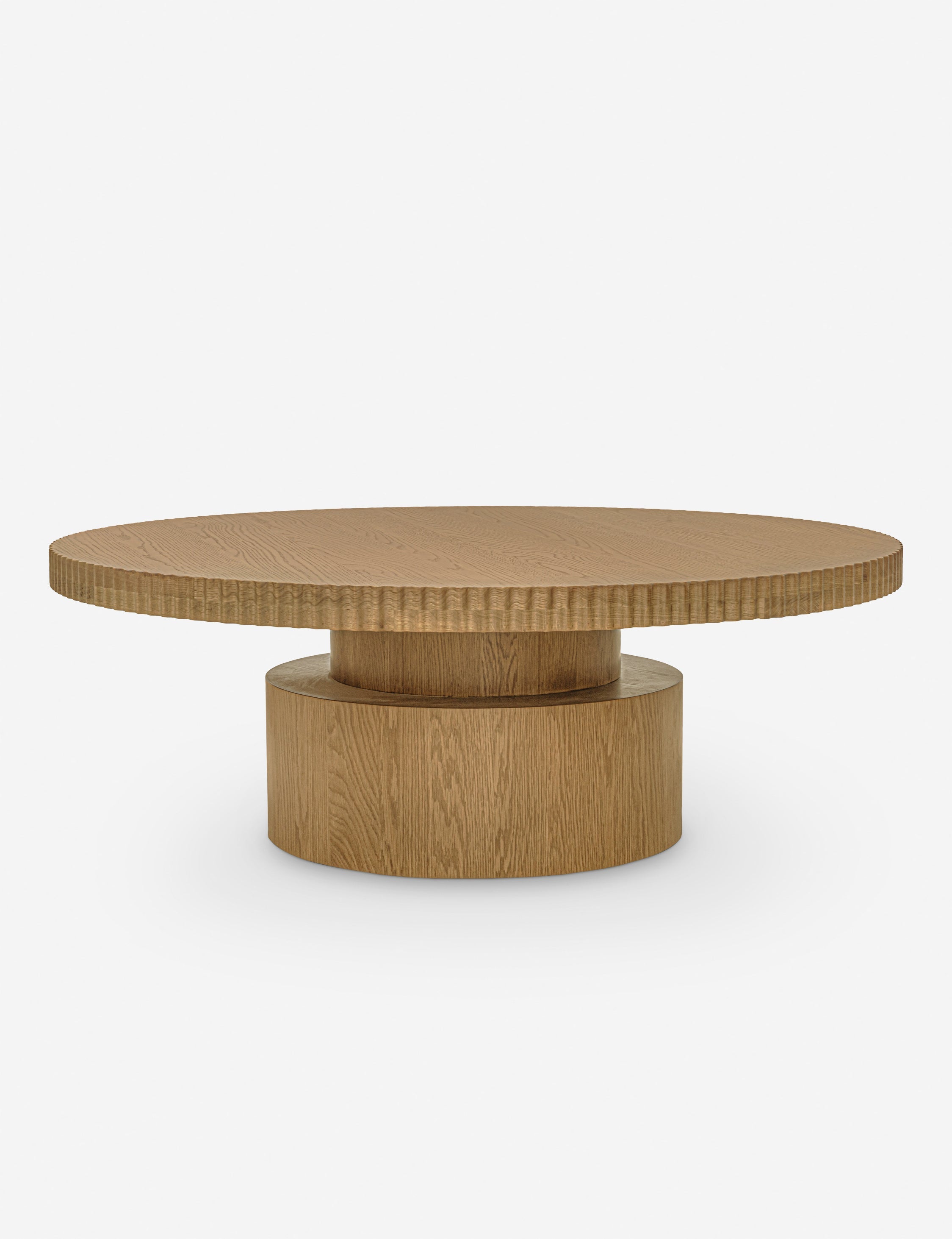 Lulu and Georgia Aliso Round Coffee Table – Natural