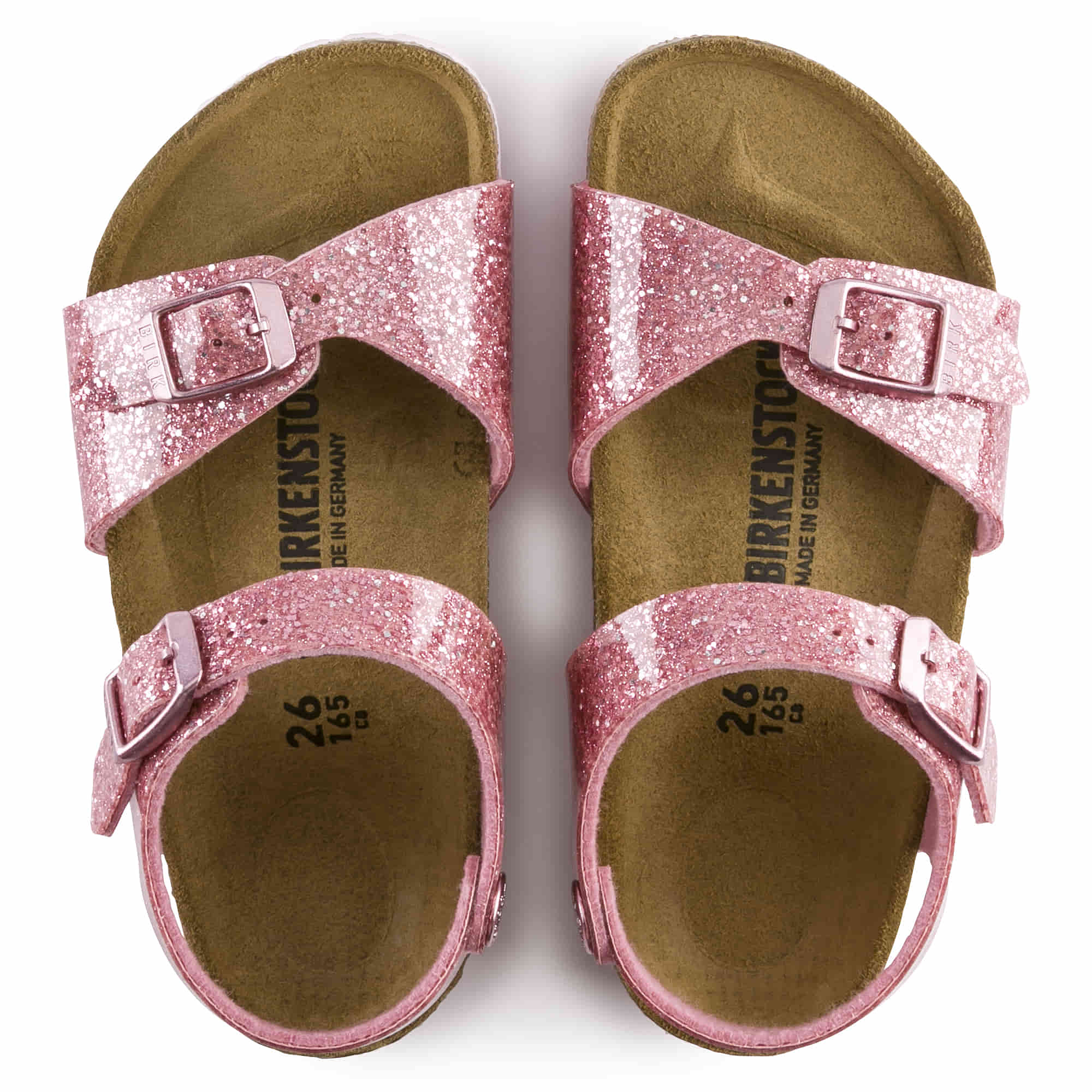Birkenstock Rio Kids Birko-Flor – Pink Pink/Cosmic Sparkle Old Rose - view 2