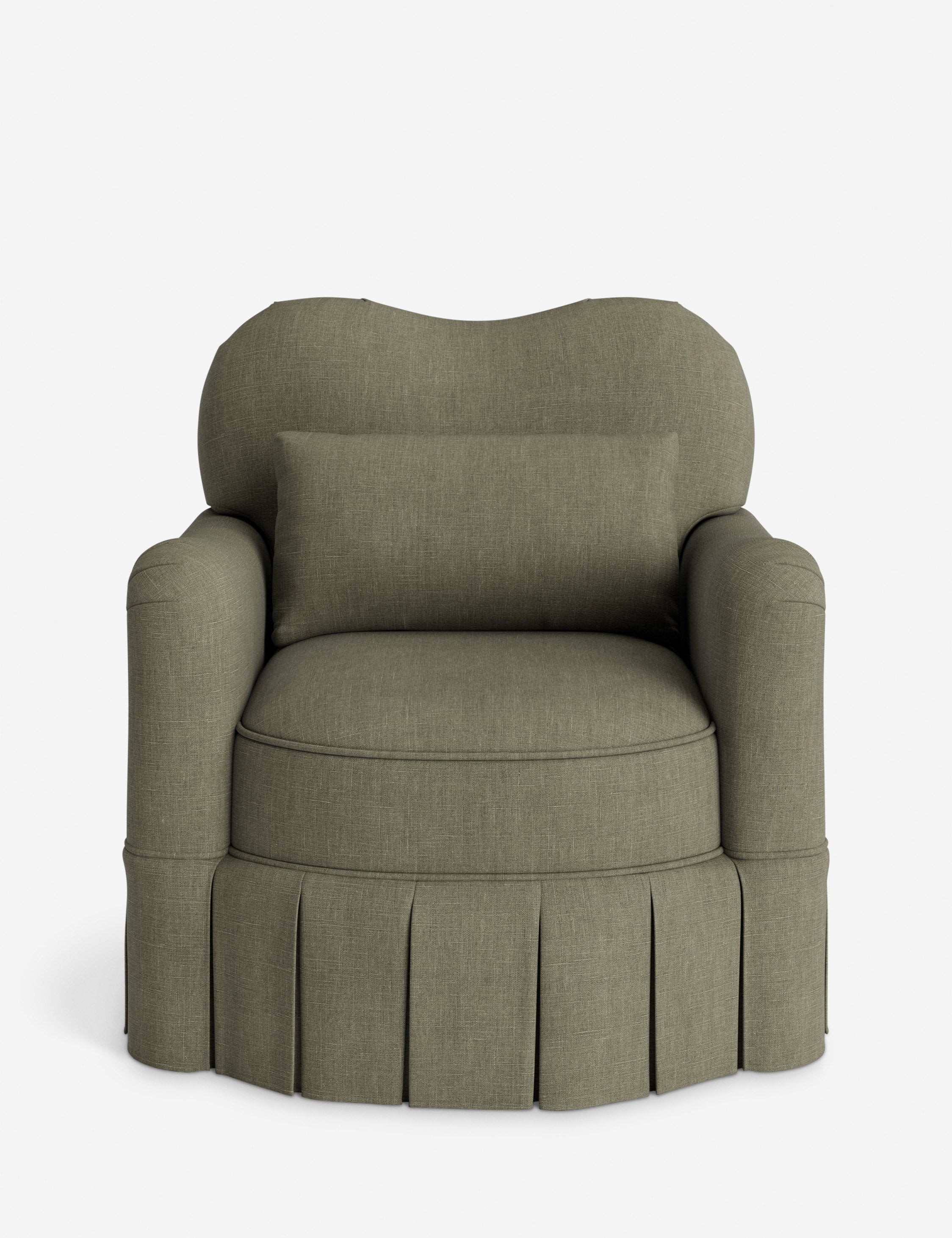 Lulu and Georgia Middleton Skirted Accent Chair by Ginny Macdonald - view 34