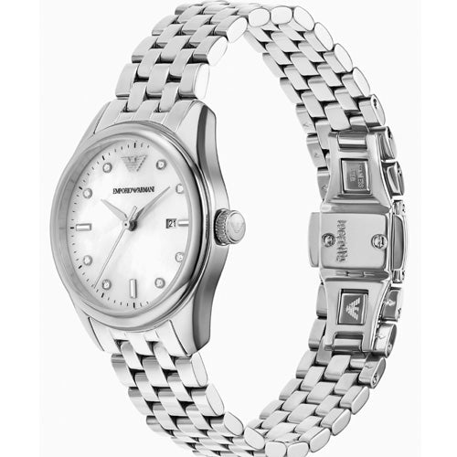 Emporio Armani Classic White Mother-Of-Pearl Dial Women 32mm AR11614 - view 2