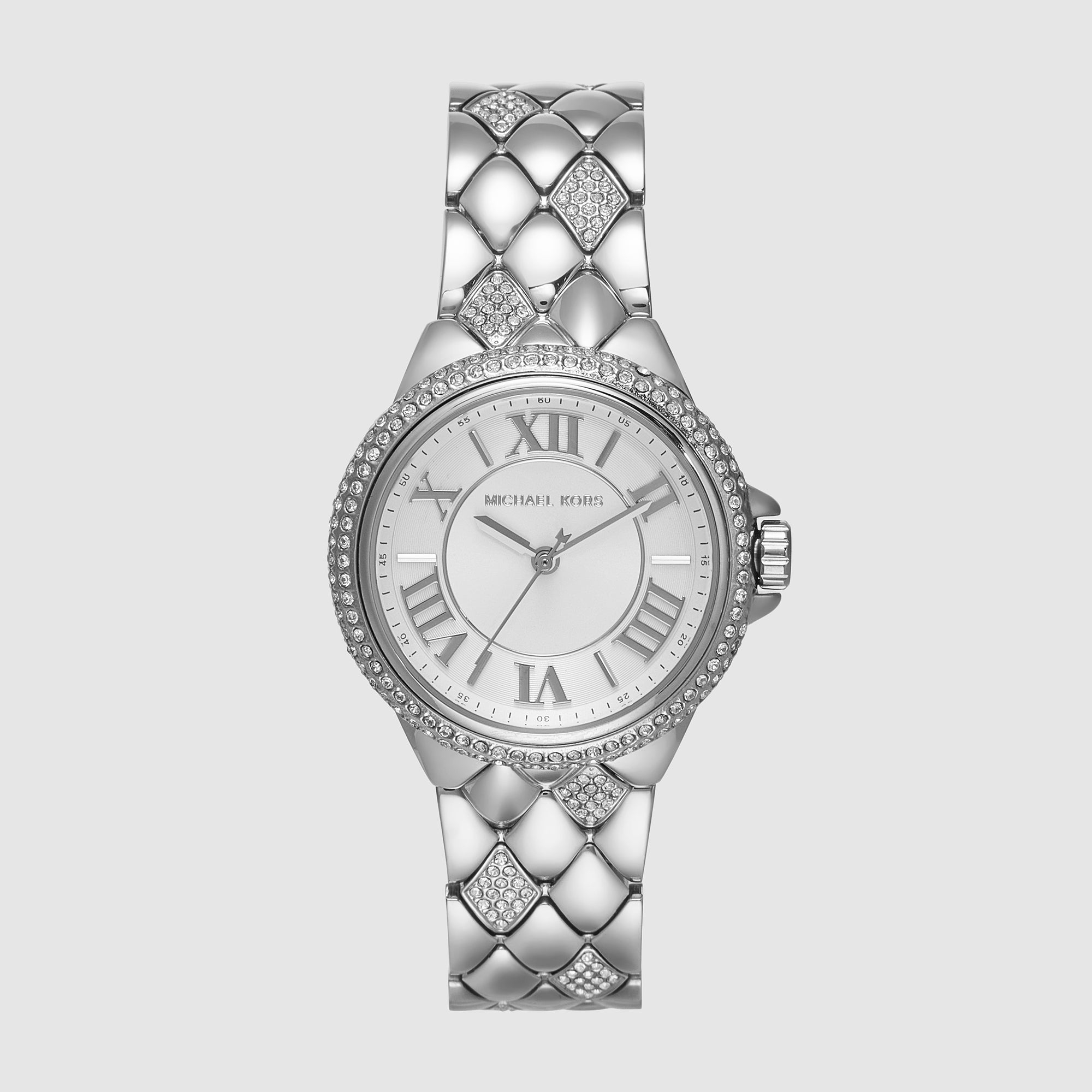 Michael Kors Camille Women Quartz White Dial Analog Stainless Steel Watch MK4804