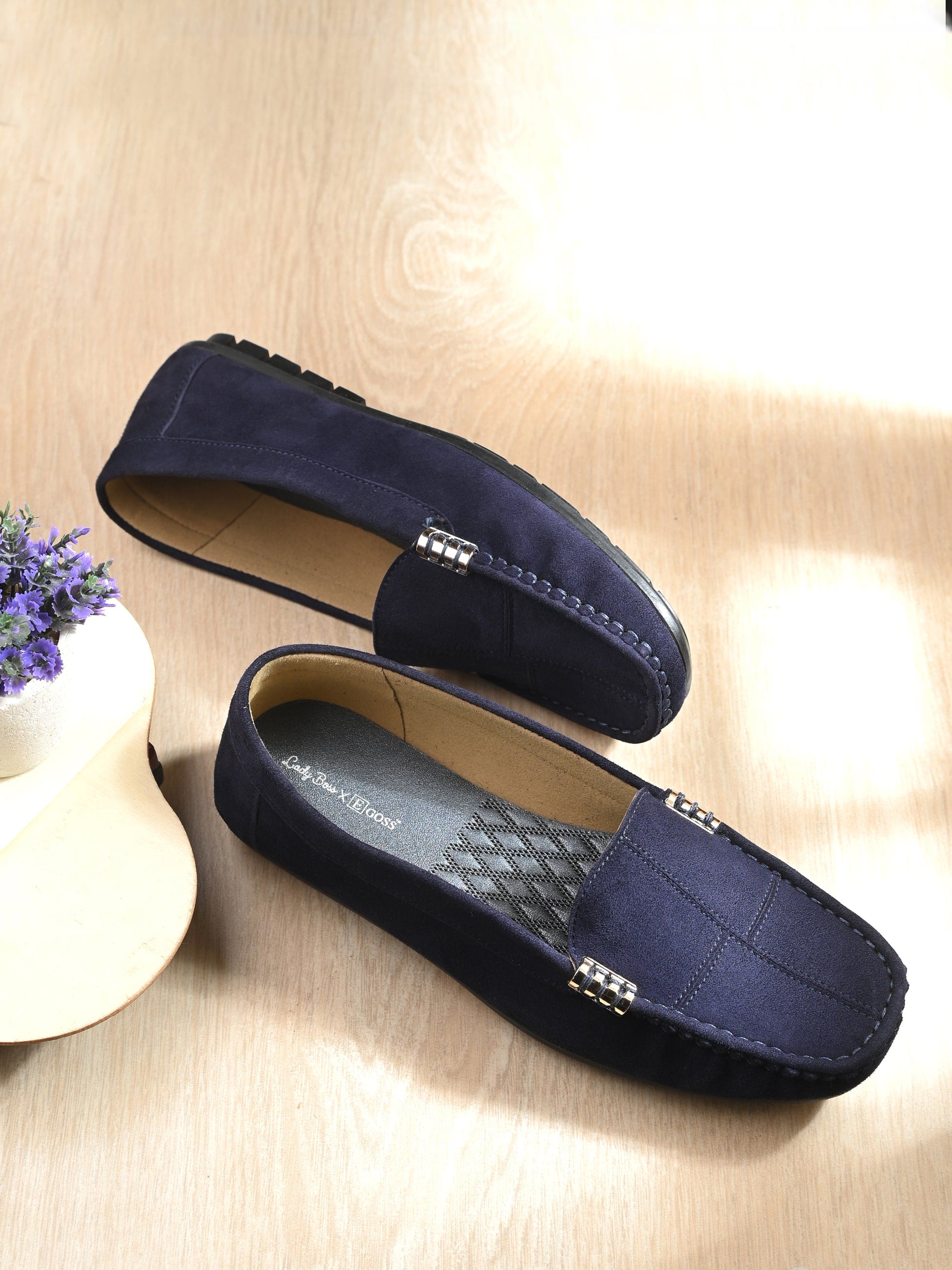 ladybossbyegoss Marbella Suede Loafers by Lady Boss - view 15