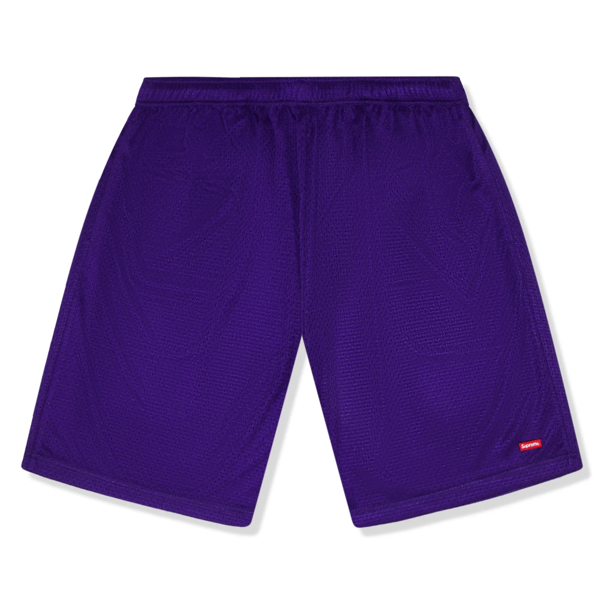 Supreme Small Box Baggy Mesh Purple Shorts (SS25)