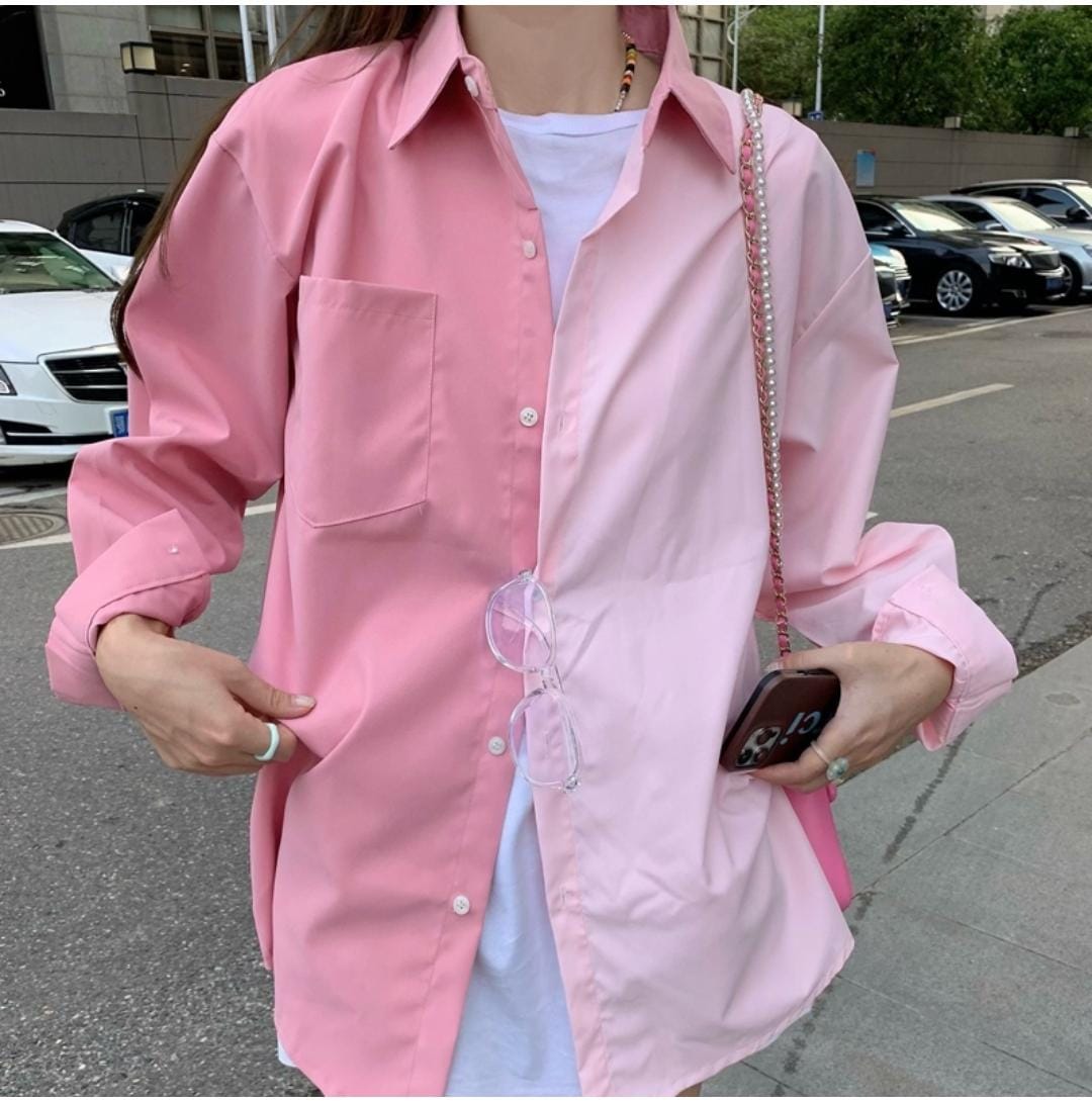 Alamode By Akanksha Rian Statement Two Tone Shirt