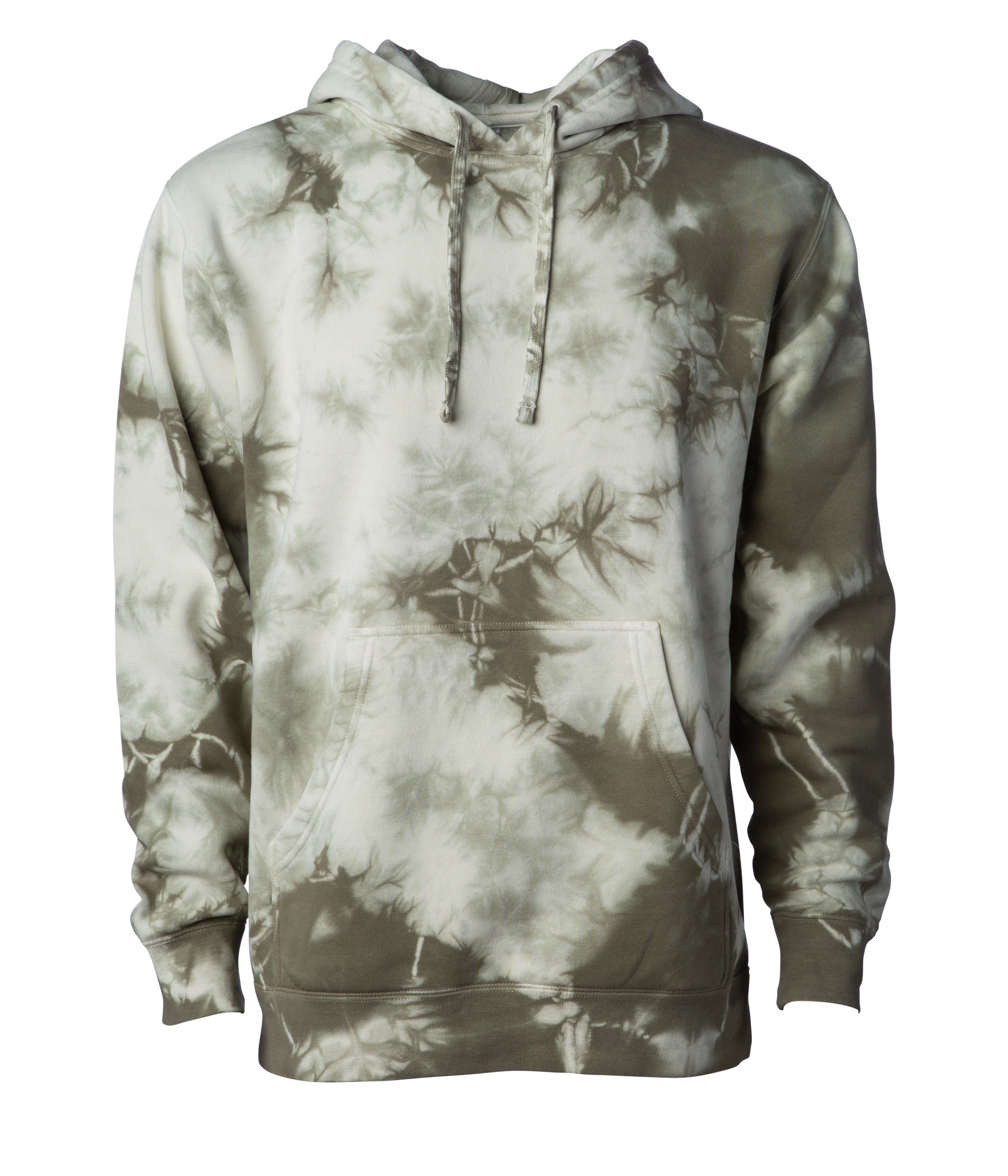 Independent Trading Company Unisex Midweight Tie Dye Hooded Pullover