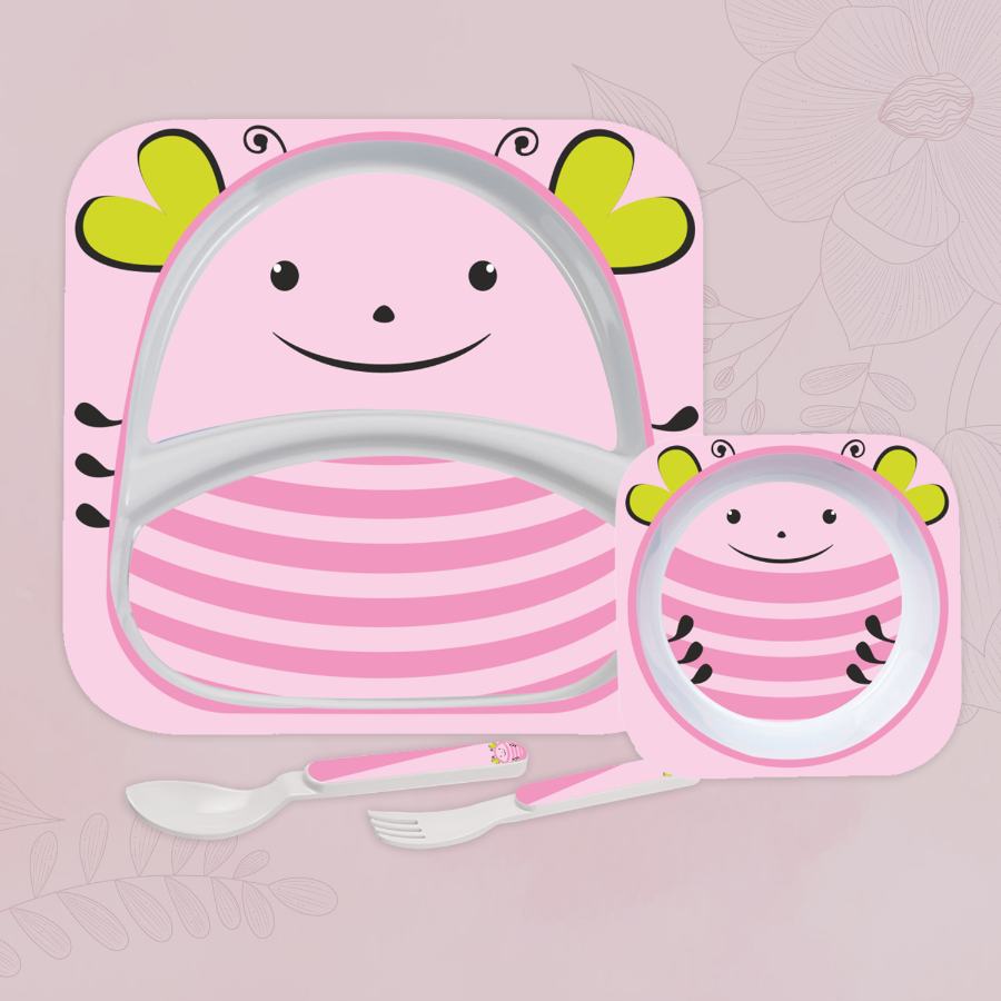 Cello Kids Lady Bug Meal Set – Pink