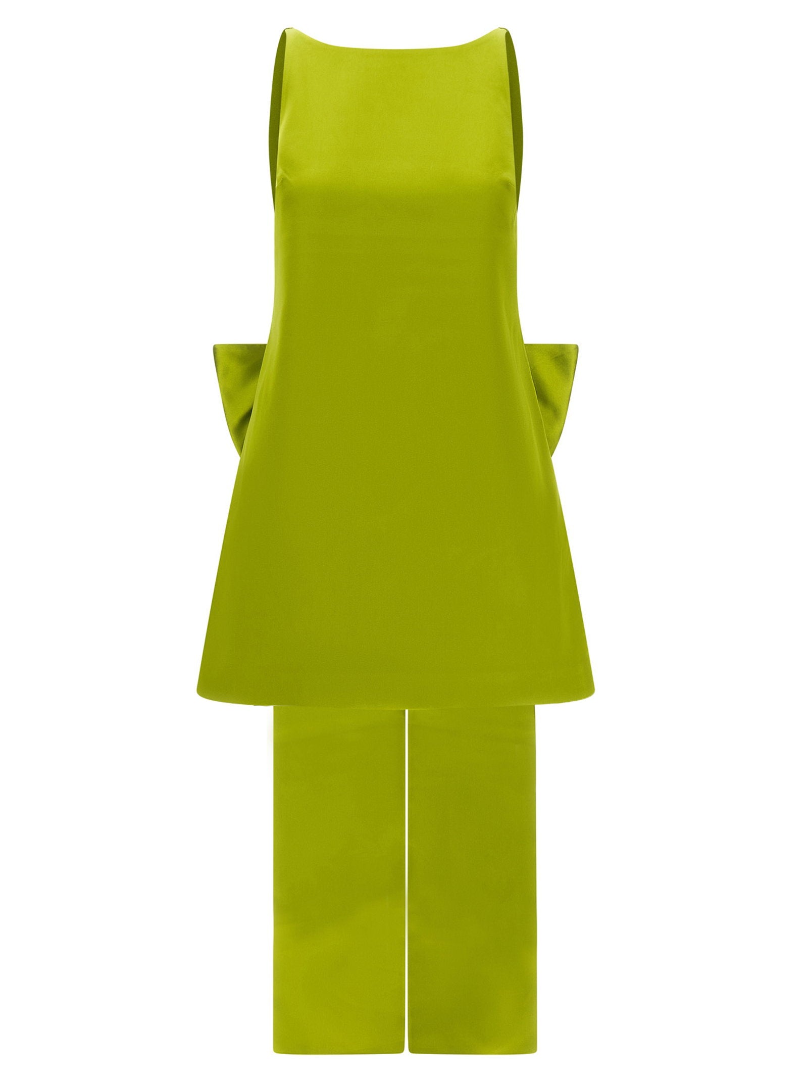Self-Portrait Maxi Bow Dress – 100% polyester