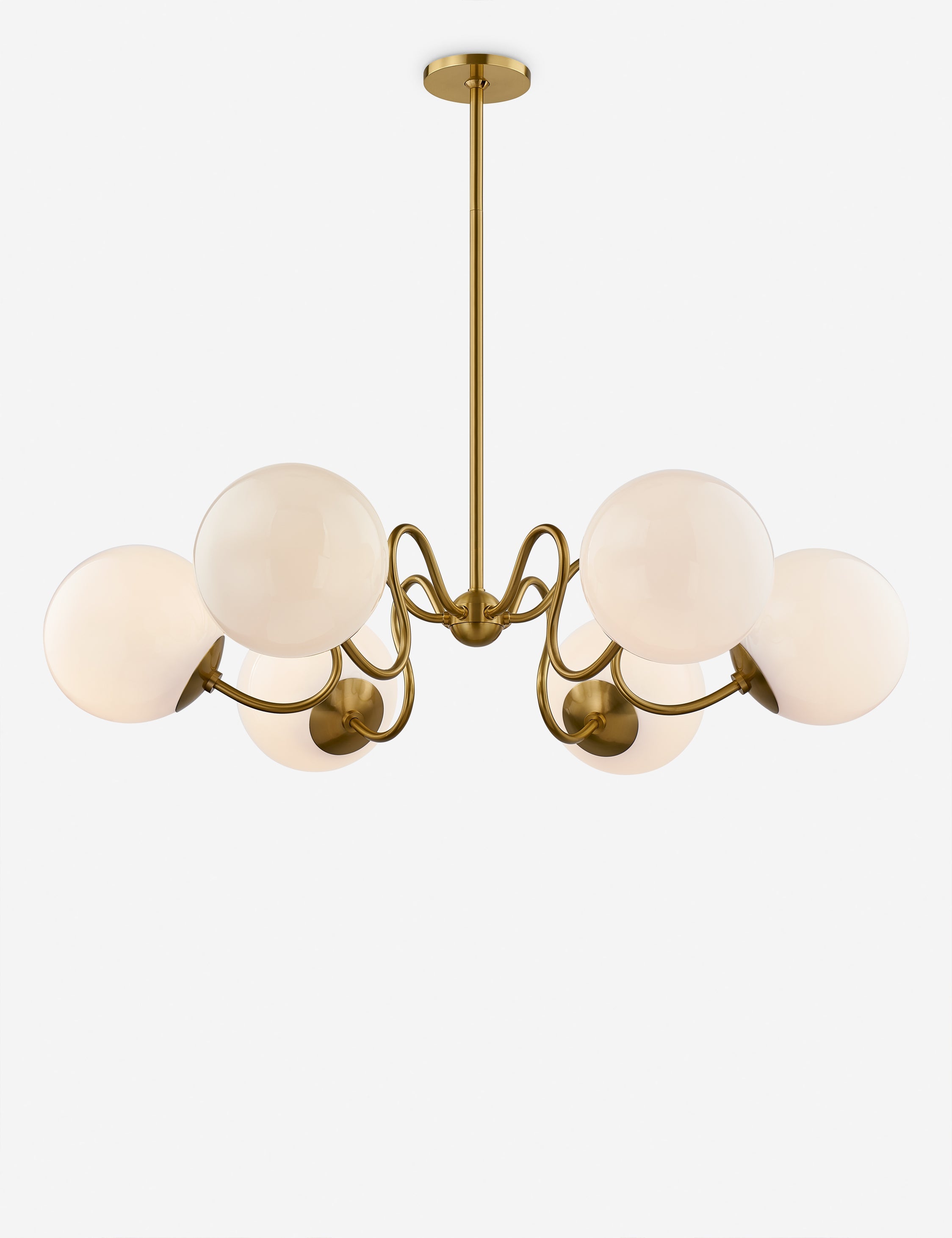 Lulu and Georgia Julius Chandelier – Aged Brass - view 2