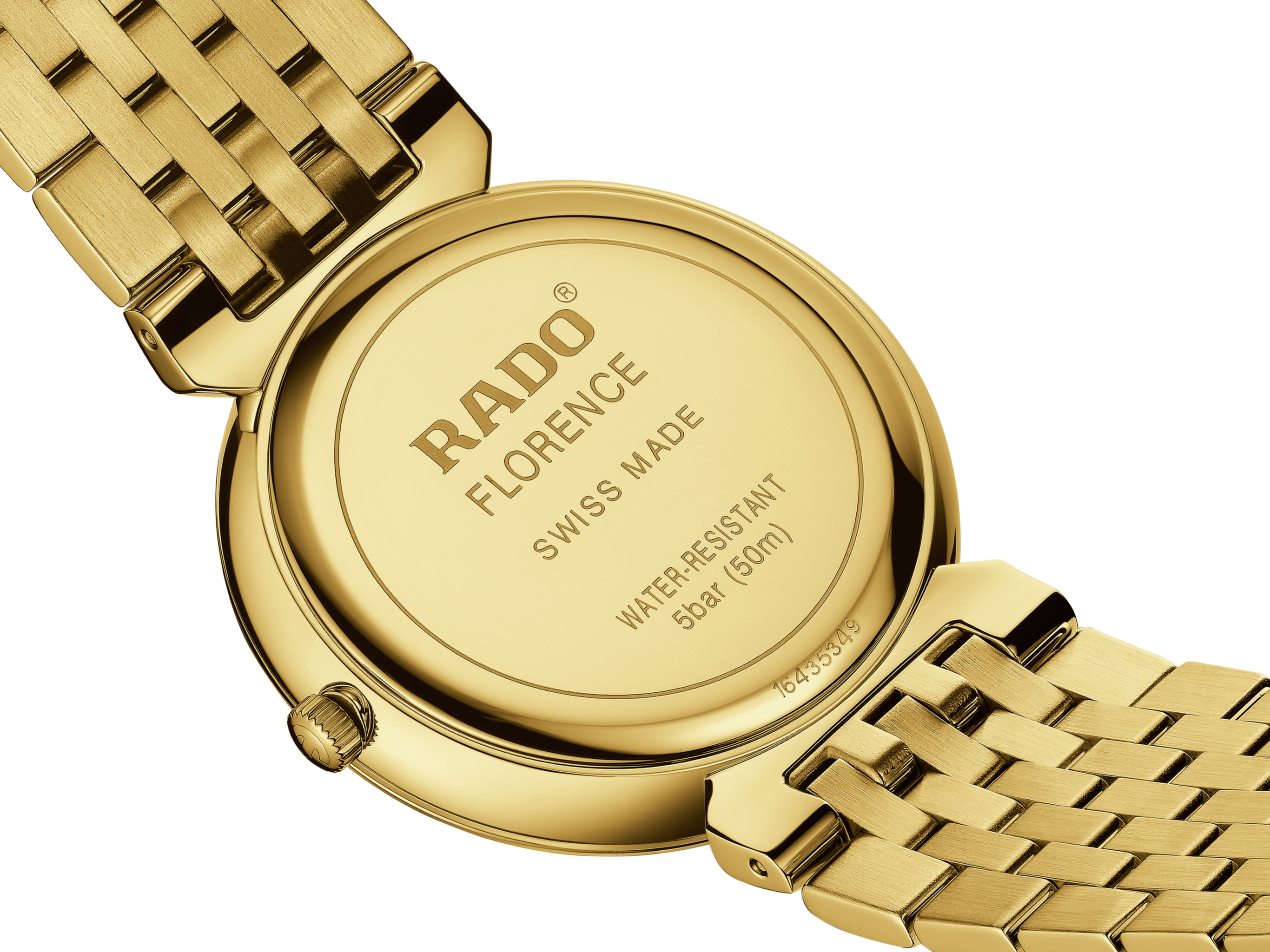 Rado Florence Diamonds Golden Yellow Dial Unisex 38mm - view 4