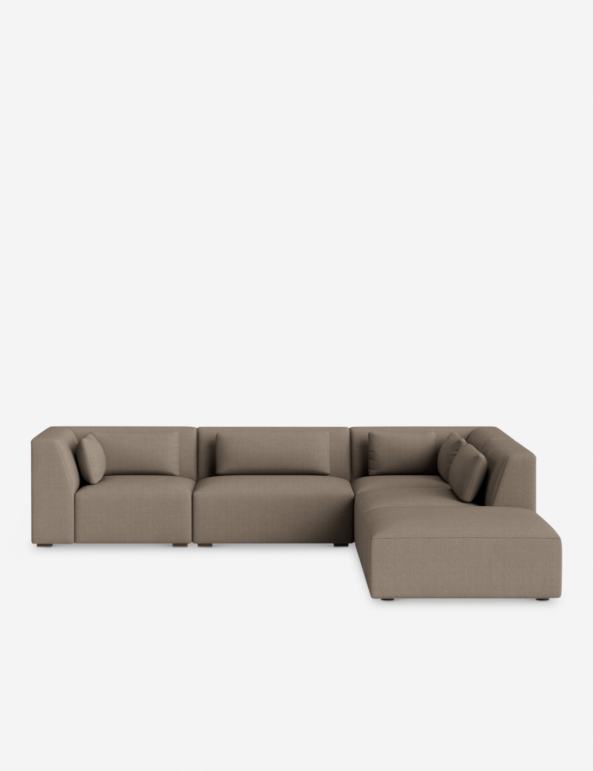 Lulu and Georgia Koh Modular Sectional Sofa With Ottoman - view 35