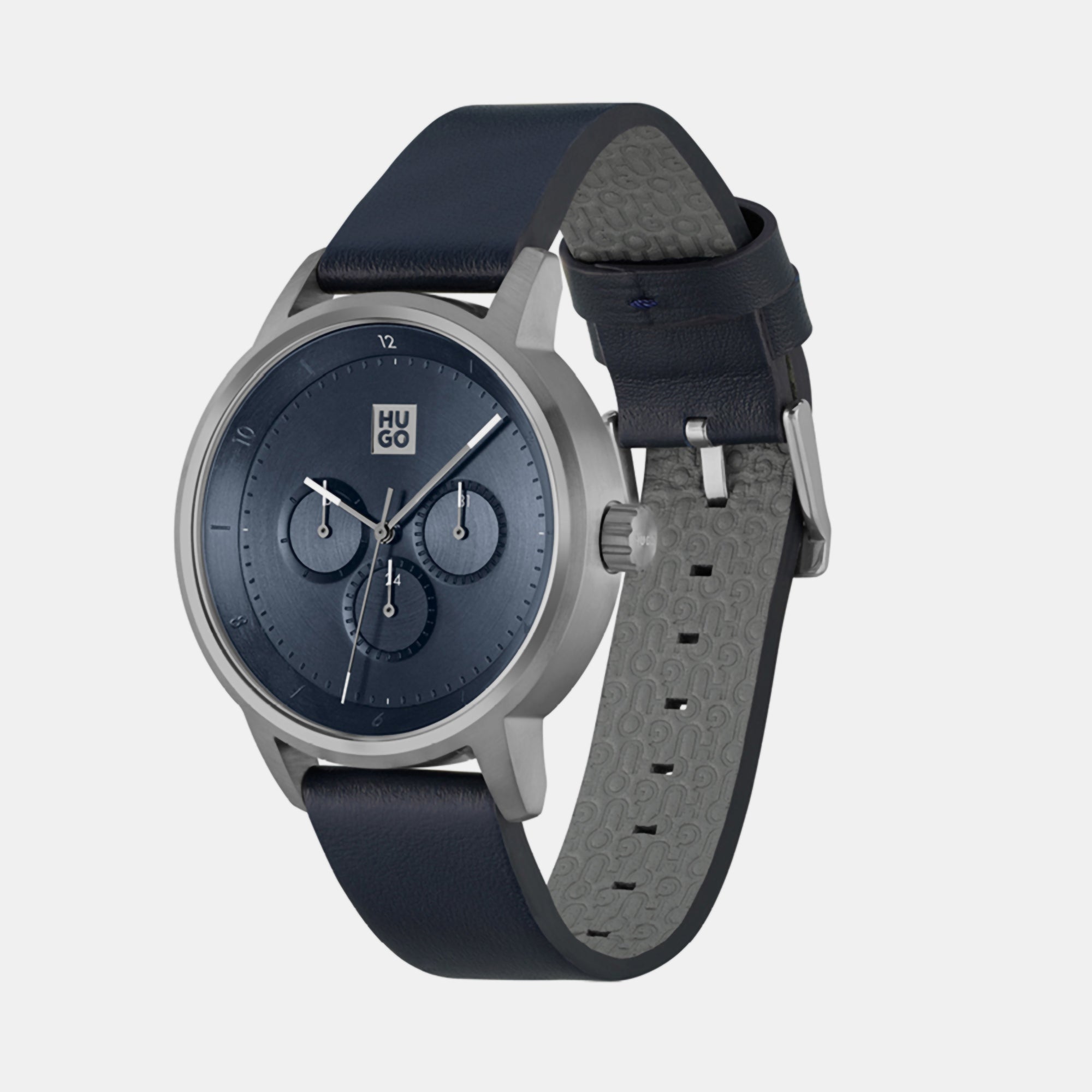 Boss Define Men Quartz Blue Dial Chronograph Leather Watch 1530264 - view 2