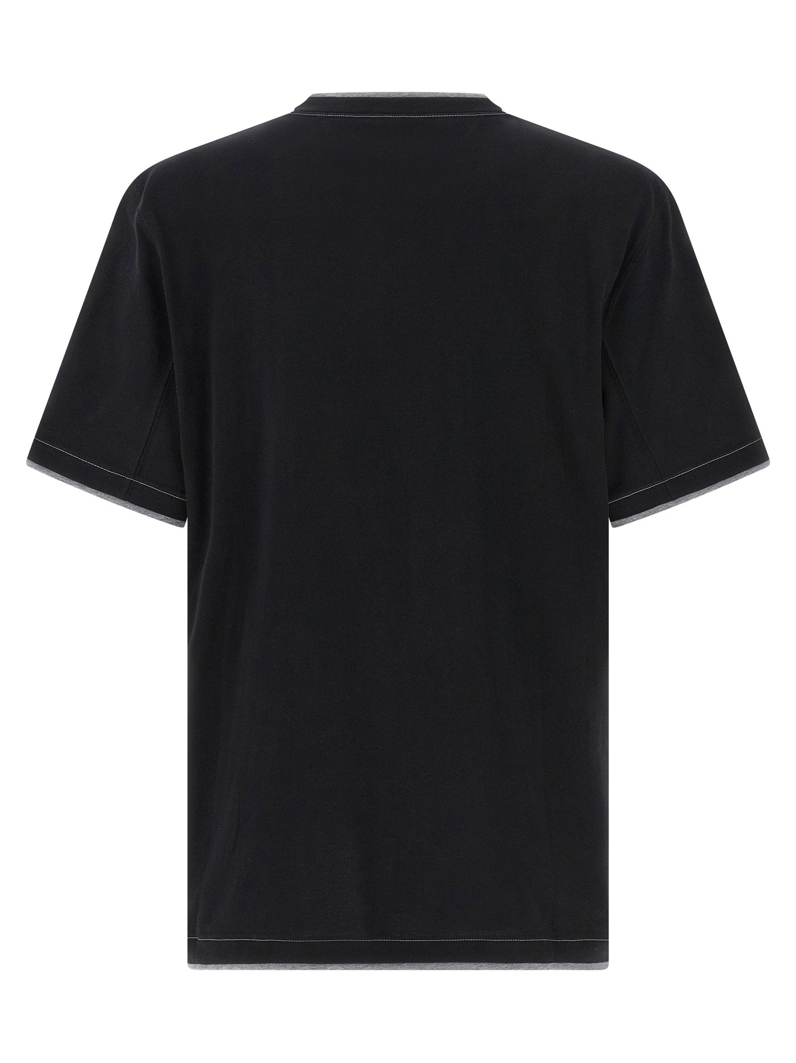 Brunello Cucinelli Double Layer T-shirt – 100% cotton - view 2