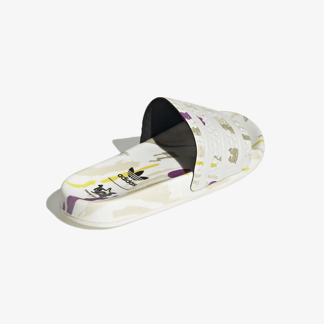 Adidas Originals | ADILETTE THEBE MAGUGU SLIDES { CLOUD WHITE - view 2