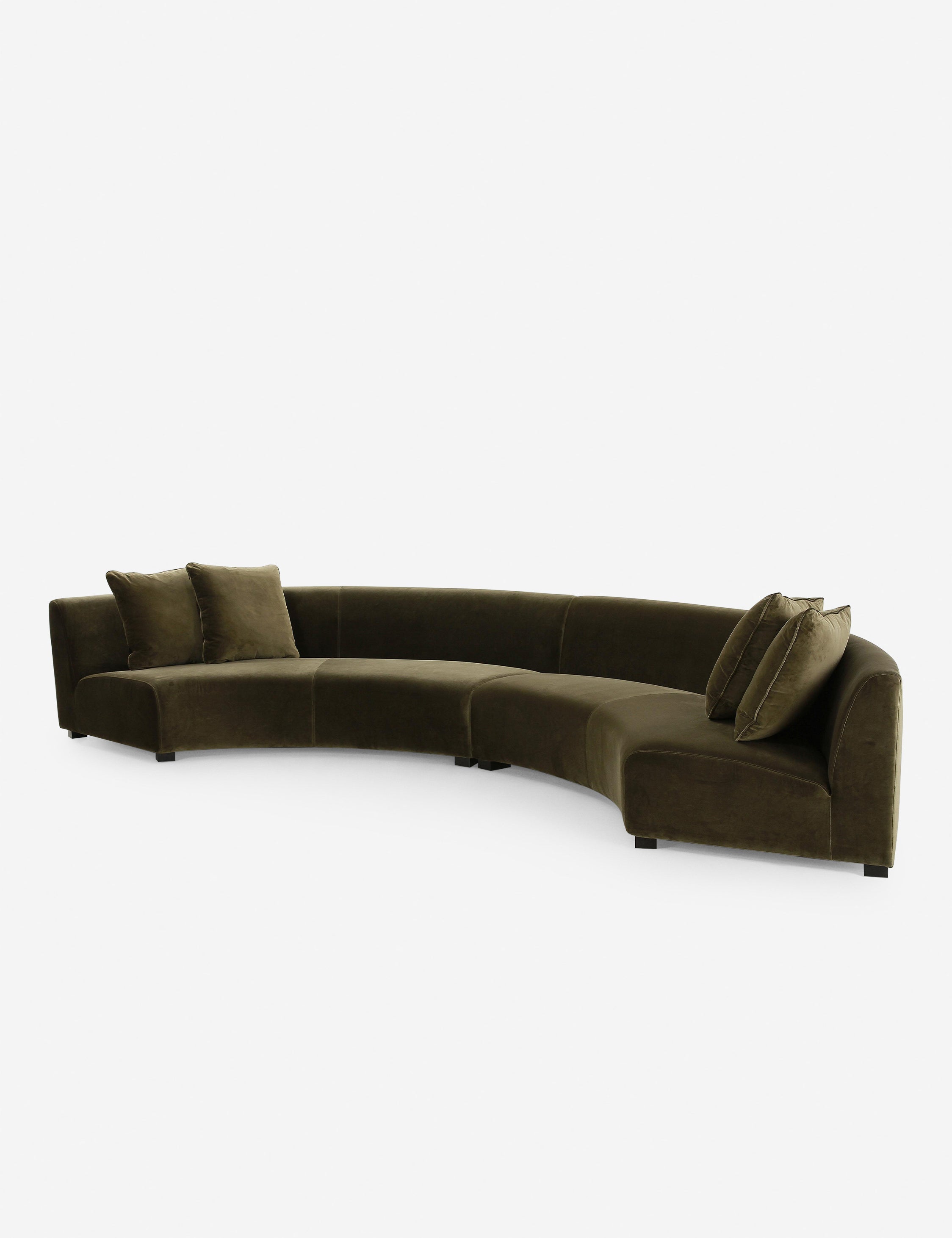 Lulu and Georgia Saban Curved Sofa - view 35