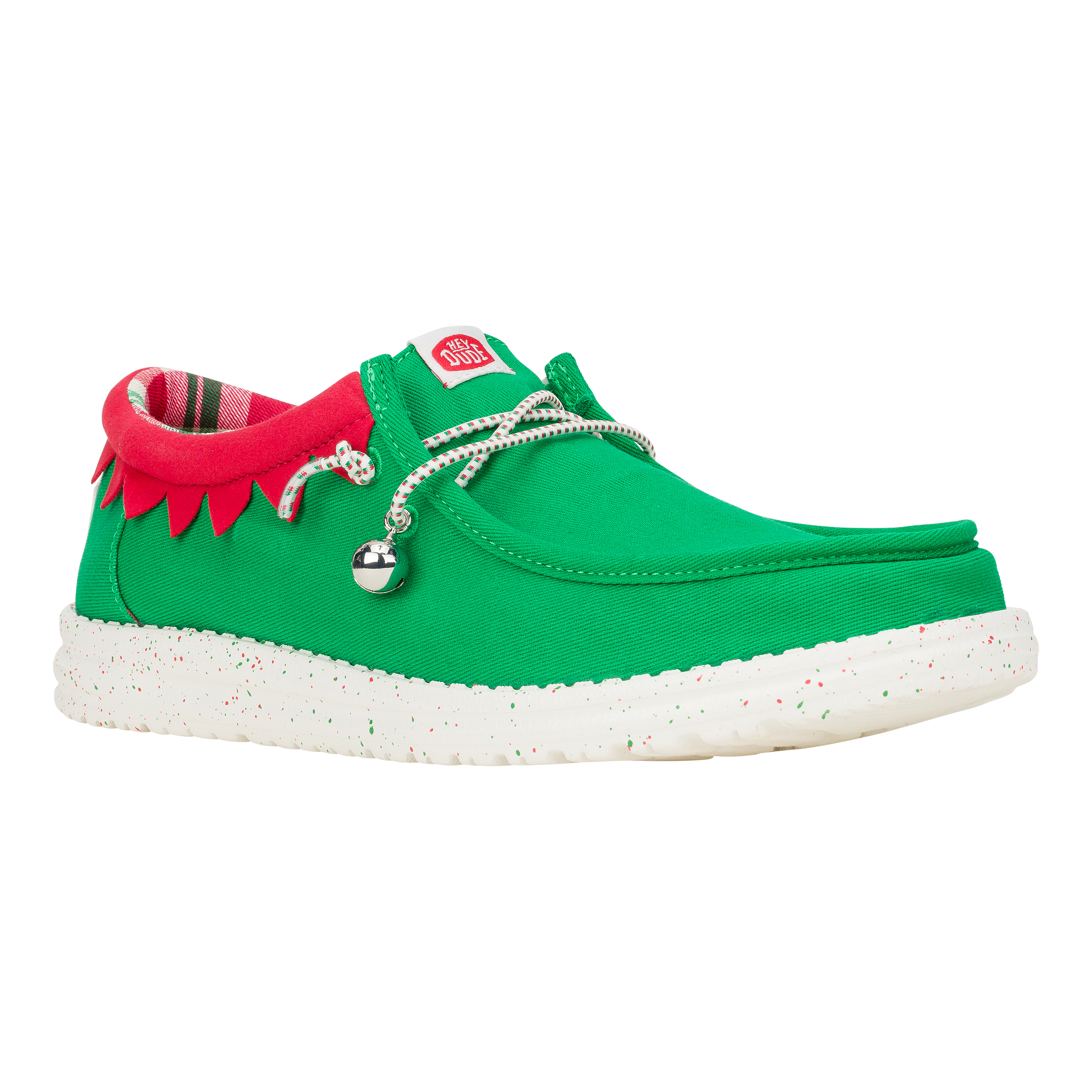 HEYDUDE shoes Wally Holiday Elf - Green/Red – Men's - view 7