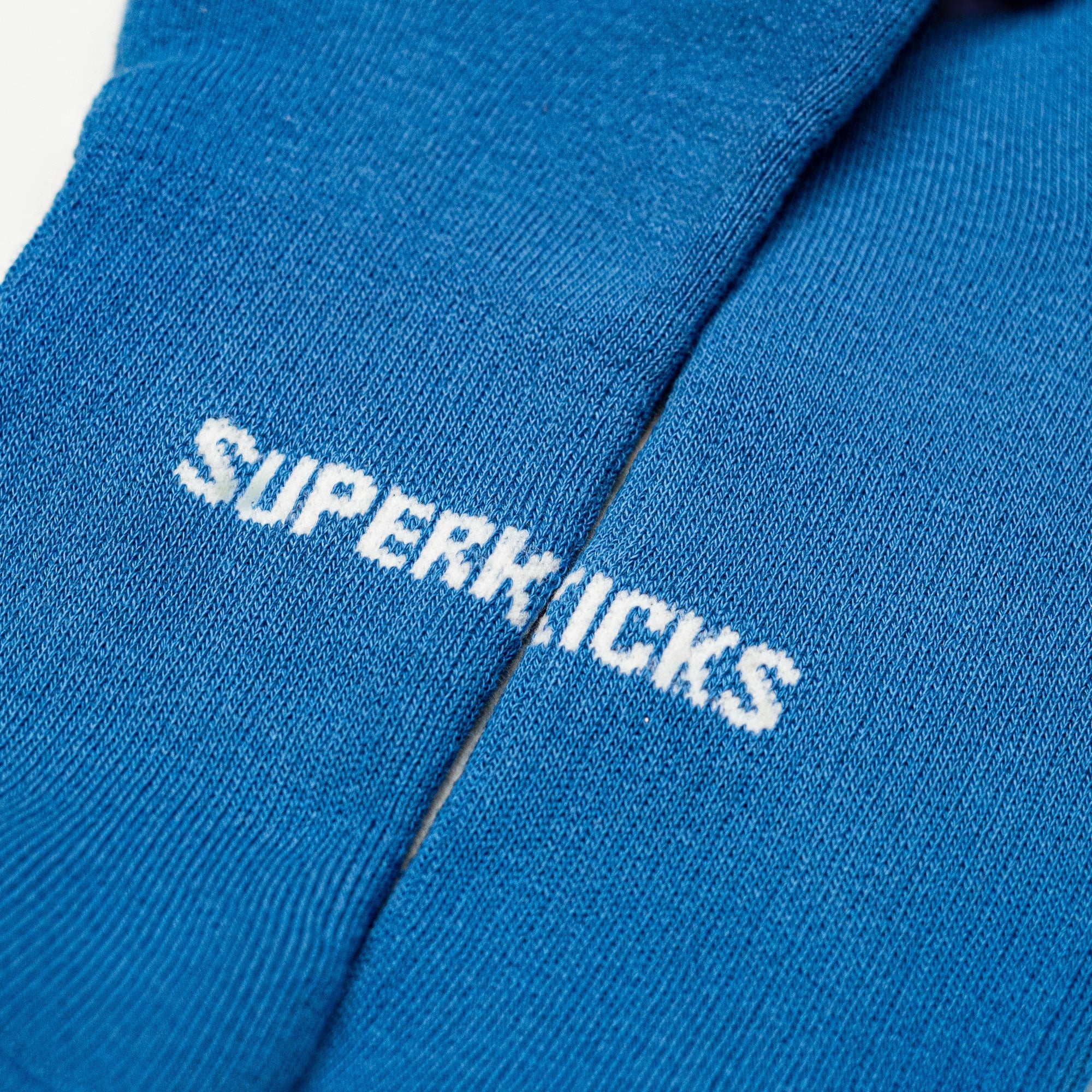 Superkicks | CREW SOCKS { WHITE/PURPLE/BLUE - view 3