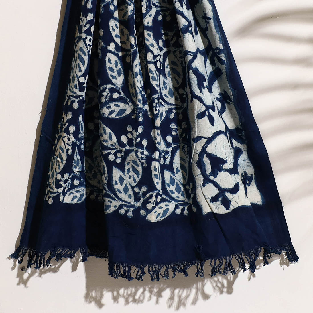 BINDAAS UNLIMITED Blue - Bindaas Block Printed Handloom Cotton Towel - view 2