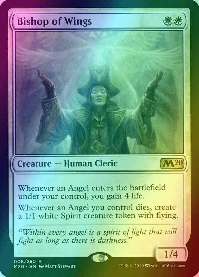Magic Bishop of Wings [8] [Core Set 2020] [Foil]
