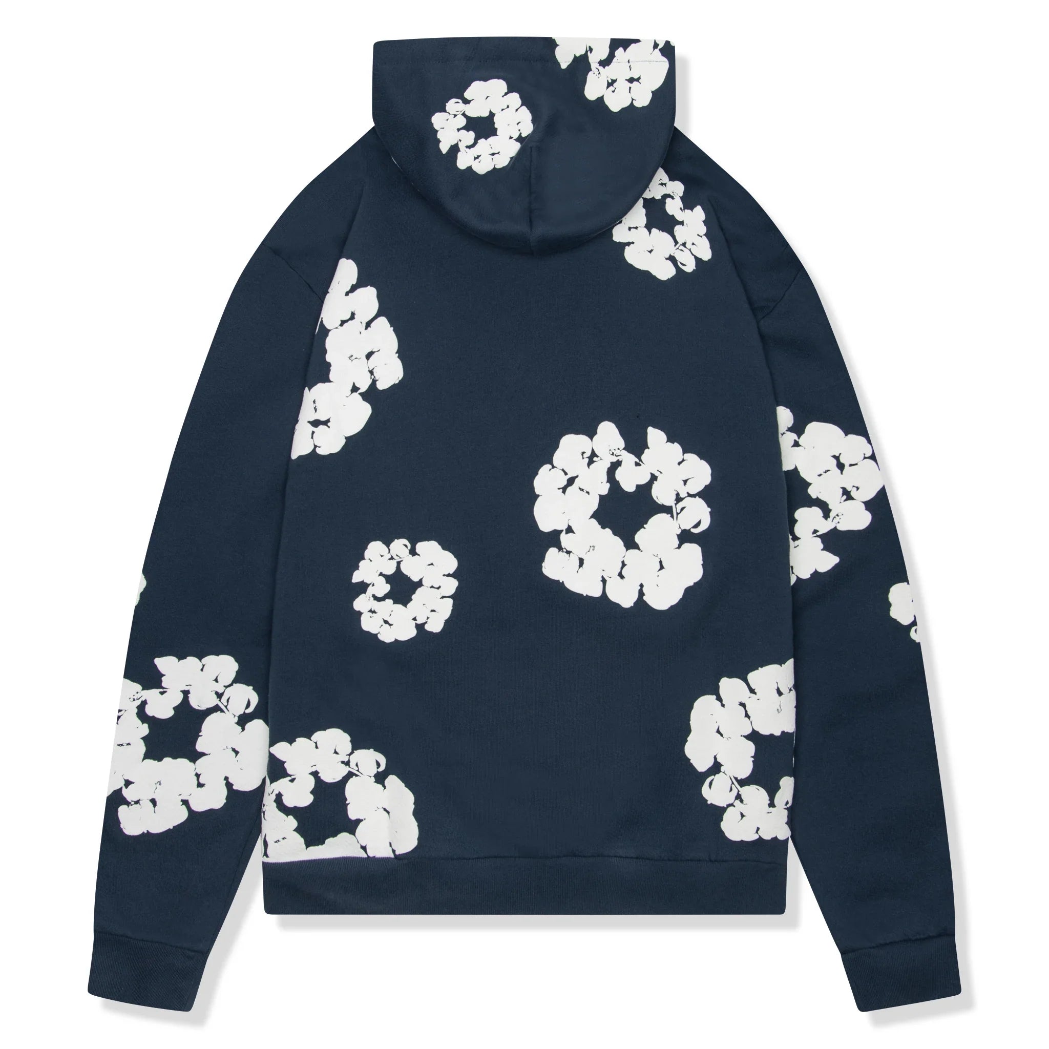 Denim Tears The Cotton Wreath Navy Hoodie - view 2