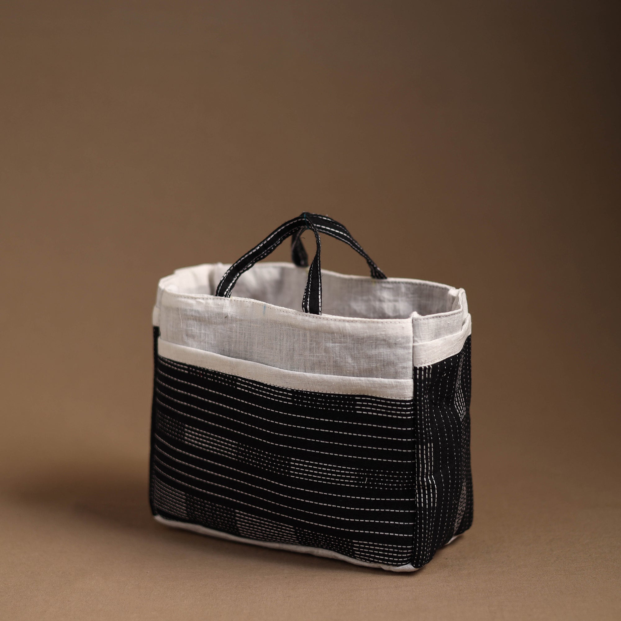 NOORI BAZAR Black - Handmade Cotton Multipurpose Cosmetic/Toiletry Bag 04 - view 2