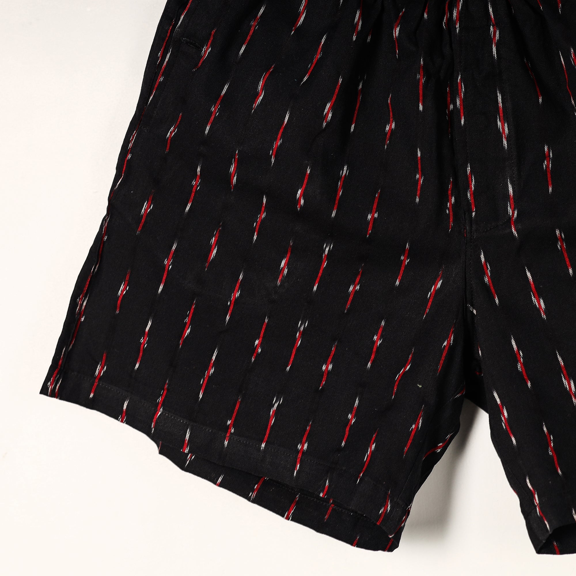 ITOKRI CASUALS Black - Pochampally Ikat Cotton Unisex Boxer/Shorts - view 2