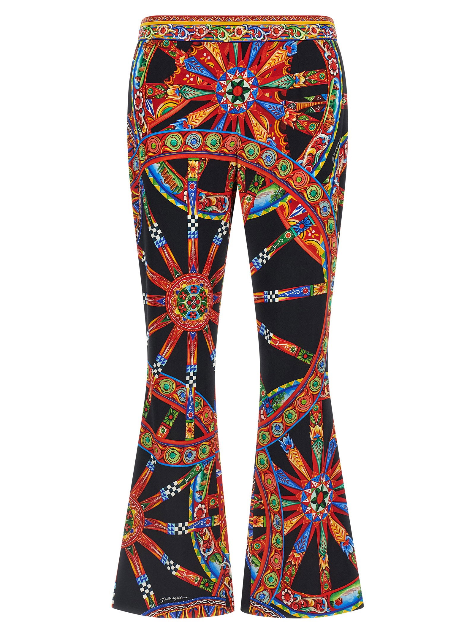 Dolce & Gabbana Carretto Pants – 89% silk, 11% elastane