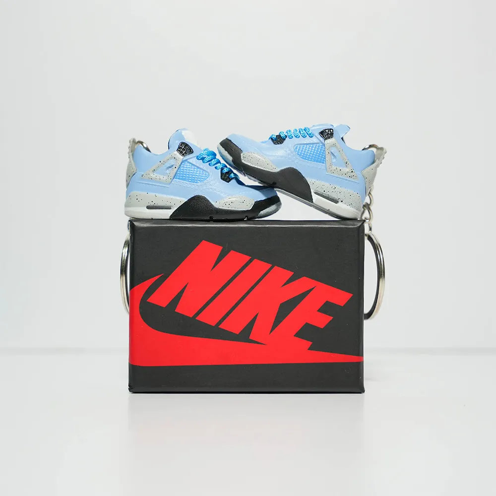 Kicks Machine 3D Sneaker Keychain With Box - AJ4 UNC