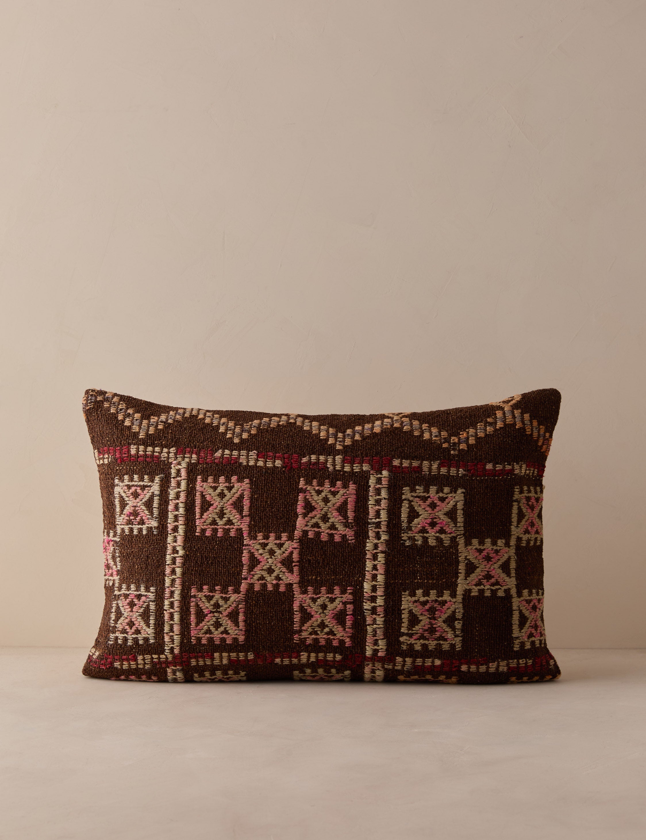 Lulu and Georgia Vintage Lumbar Pillow No. 364, 16" x 24"