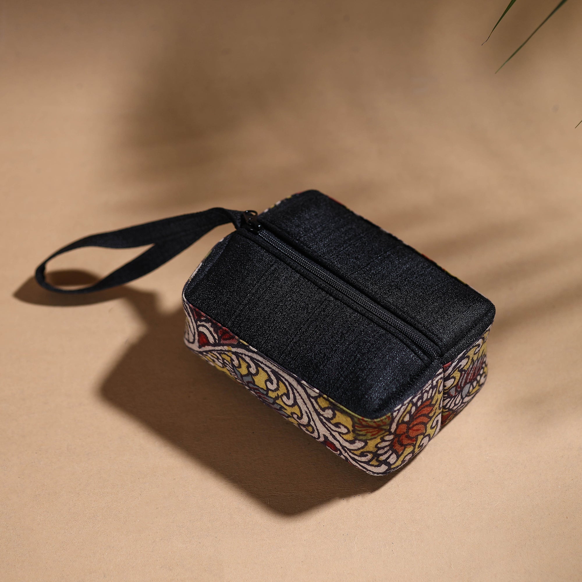 DWARAKA PLUS Black - Handpainted Kalamkari Multipurpose Cosmetic/Toiletry Bag 44 - view 2