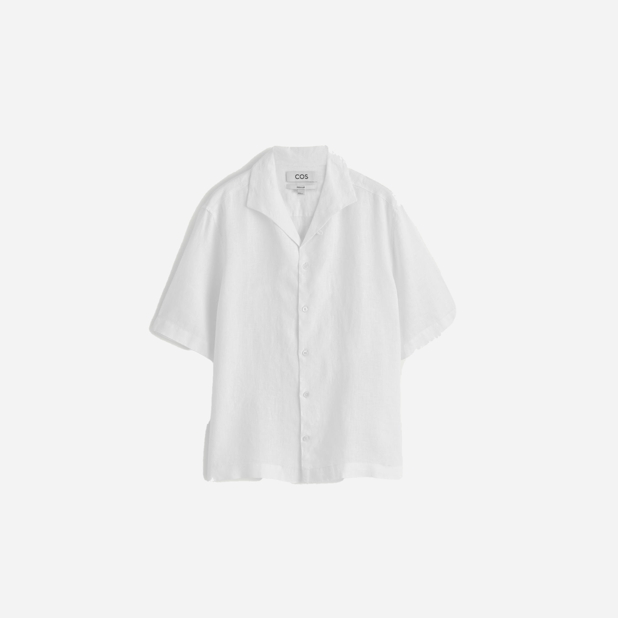 Cos Linen Short-Sleeved Shirt
