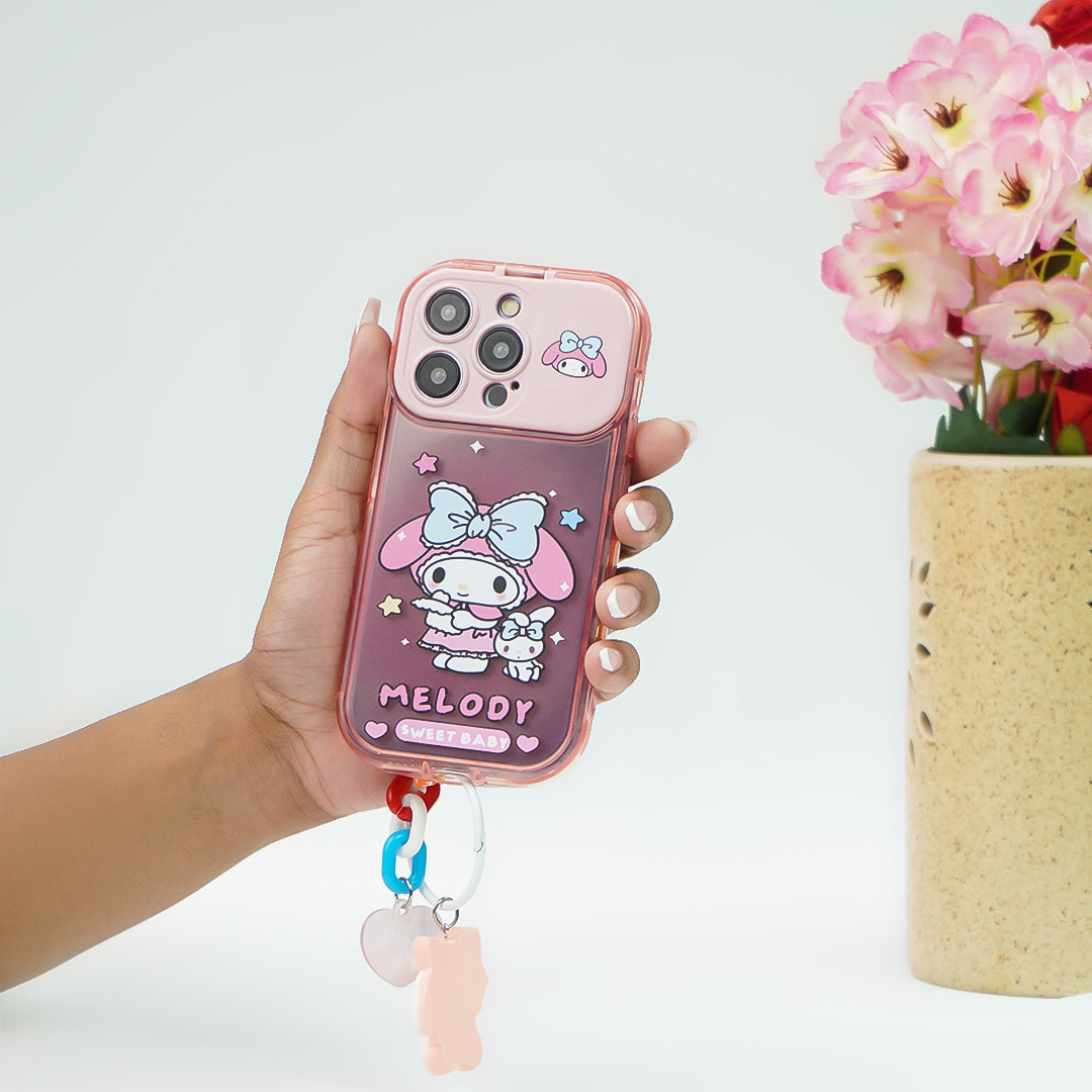 Peeperly Cartoon Melody Flip Mirror Case – No Color - view 13