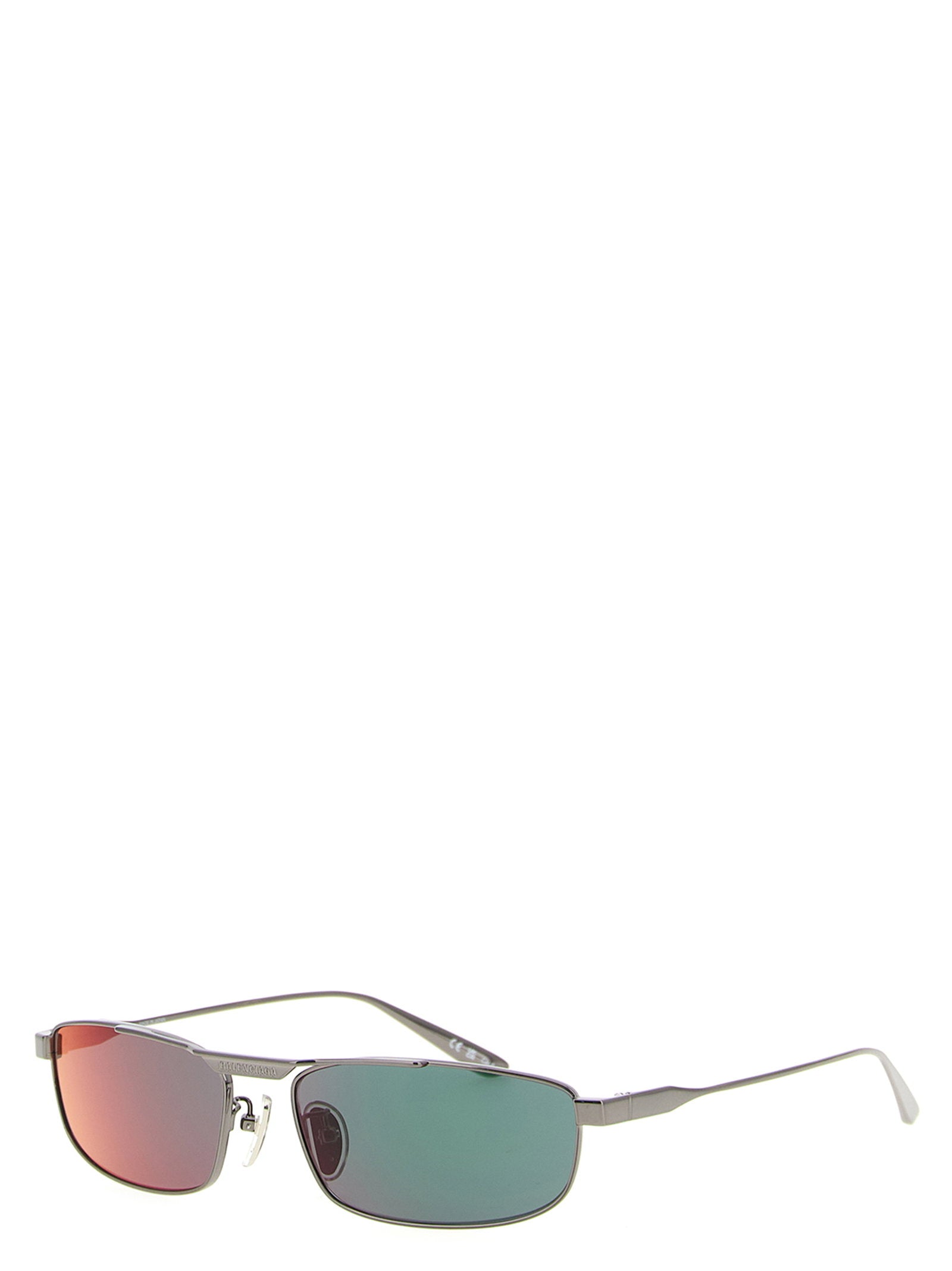 Balenciaga Tag 3.0 Rectangle Sunglasses – 100% steel - view 2