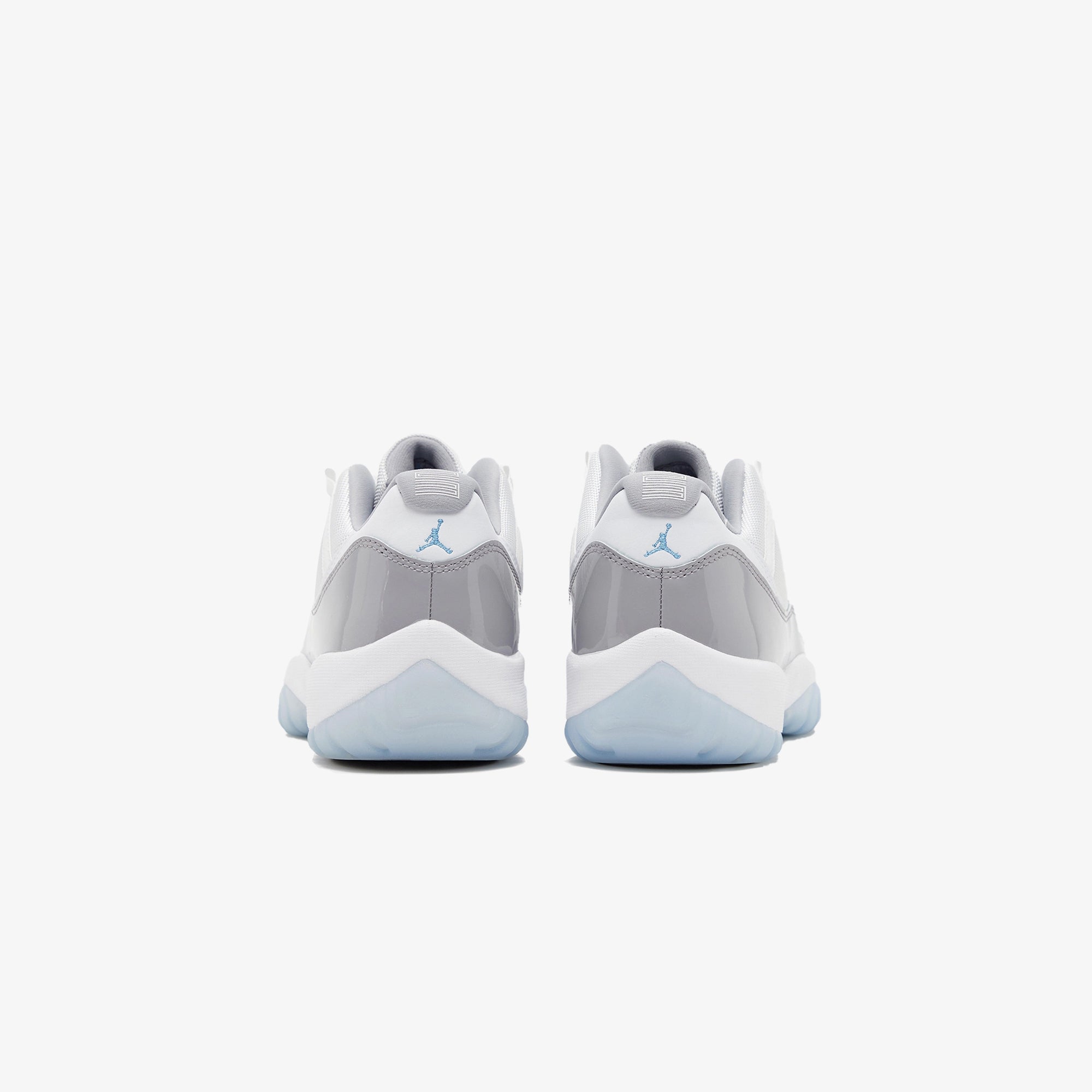Jordan | AIR JORDAN 11 RETRO LOW { WHITE/UNIVERSITY BLUE-CEMENT GREY - view 2
