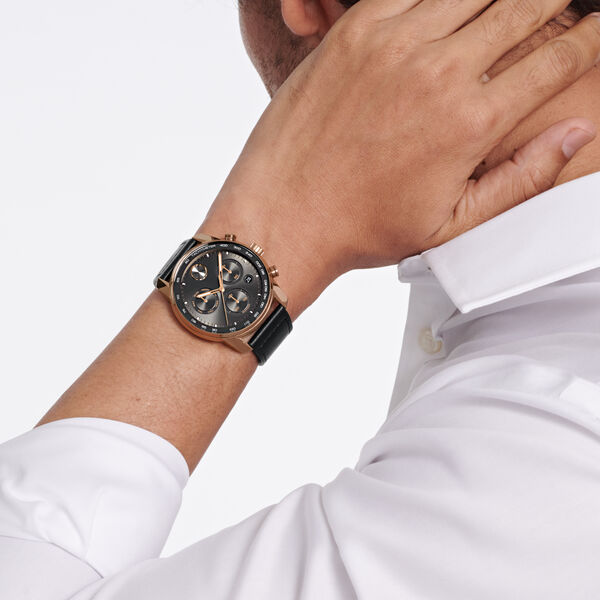 Movado Bold Verso Gunmetal Dial Men 44mm - view 3