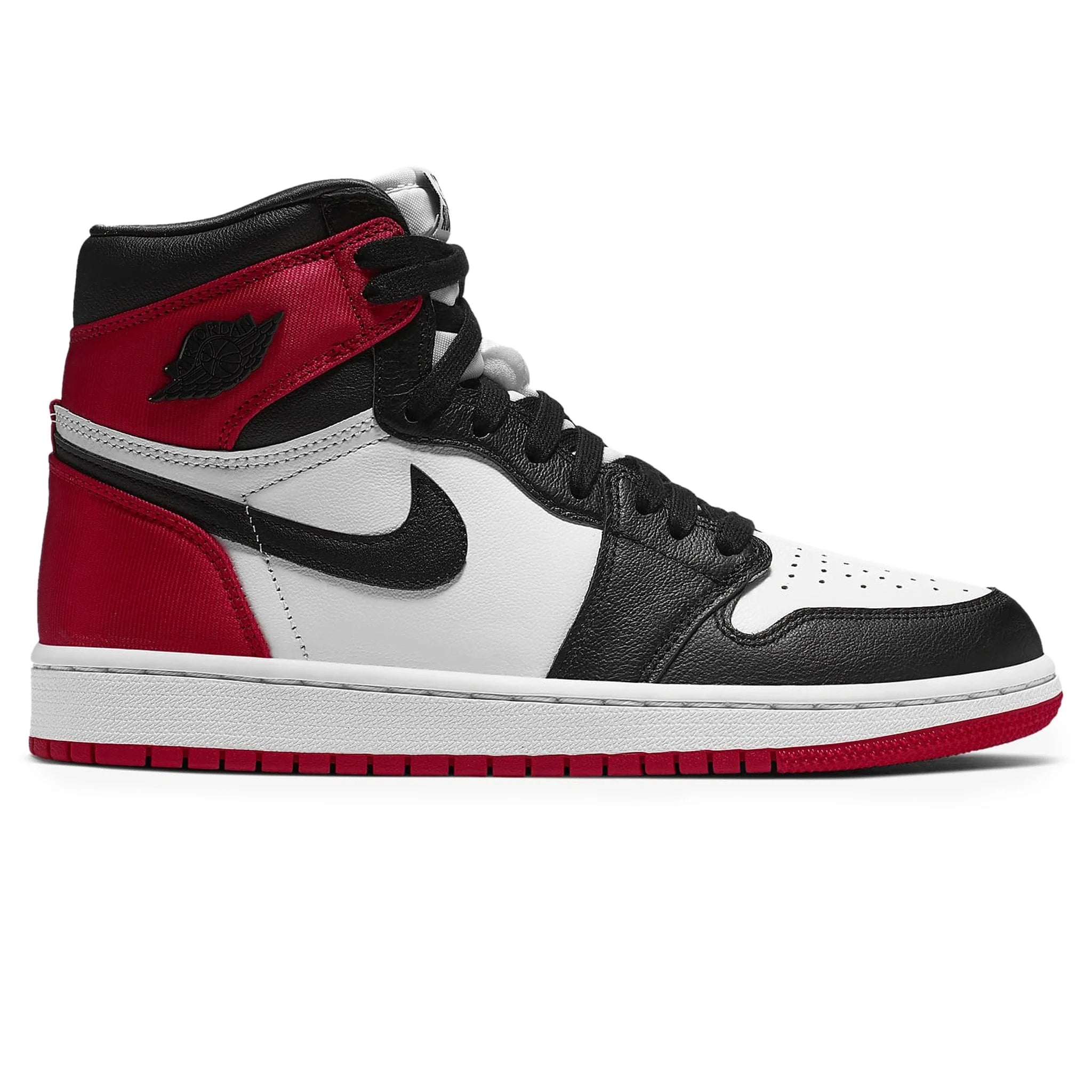 Air Jordan 1 Retro High Satin Black Toe (W) – Red