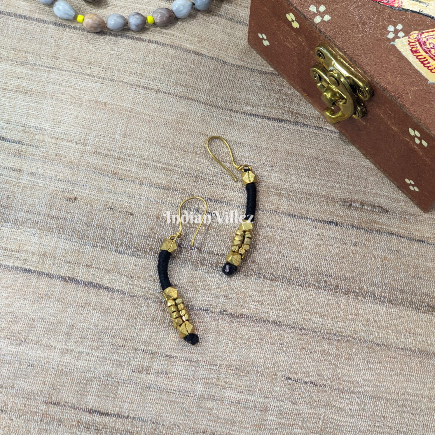 IndianVillèz Handmade Dhokra Tribal Earring