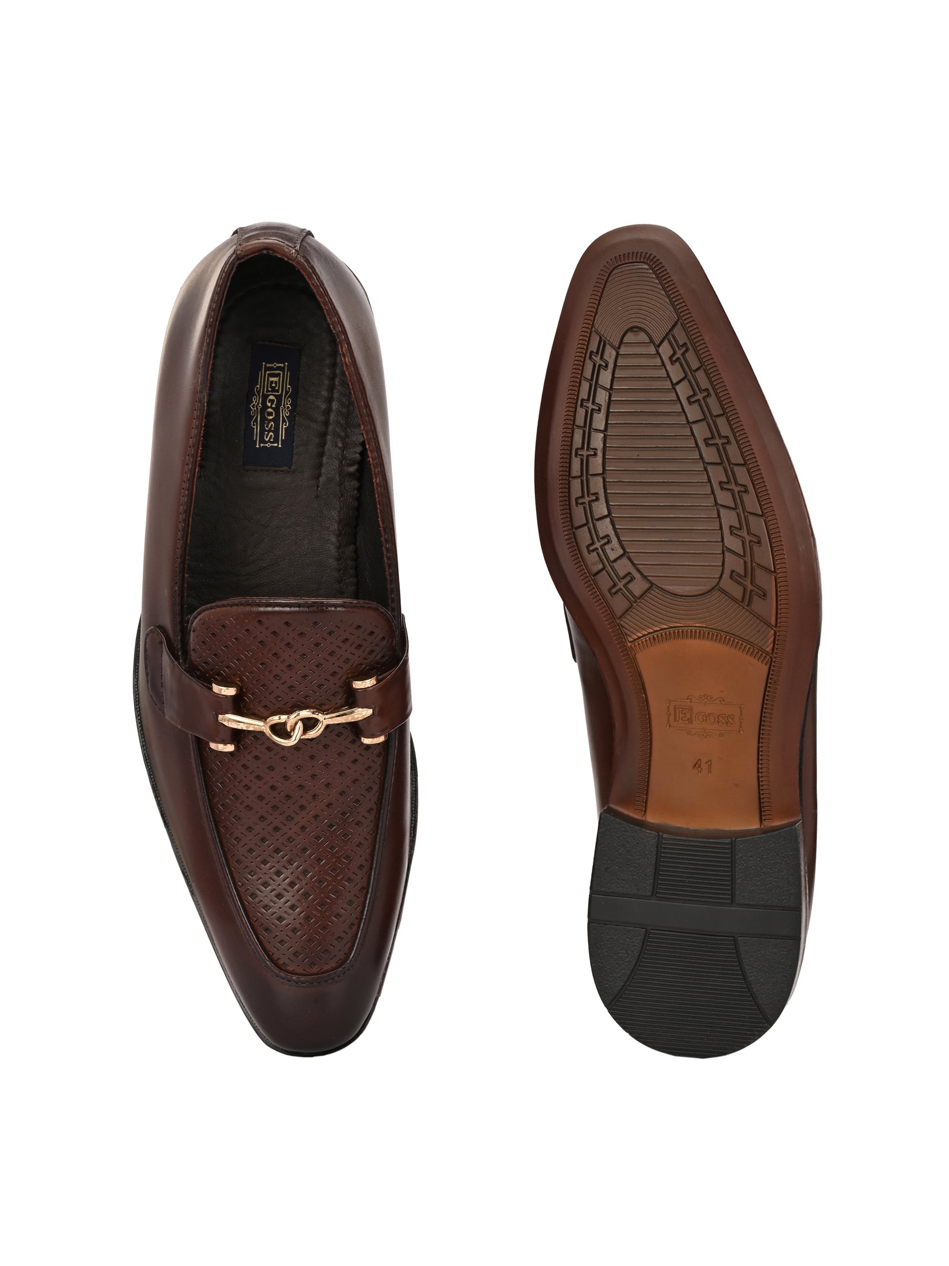 egoss-shoes Buckled Formal Loafers For Men by Egoss - view 7