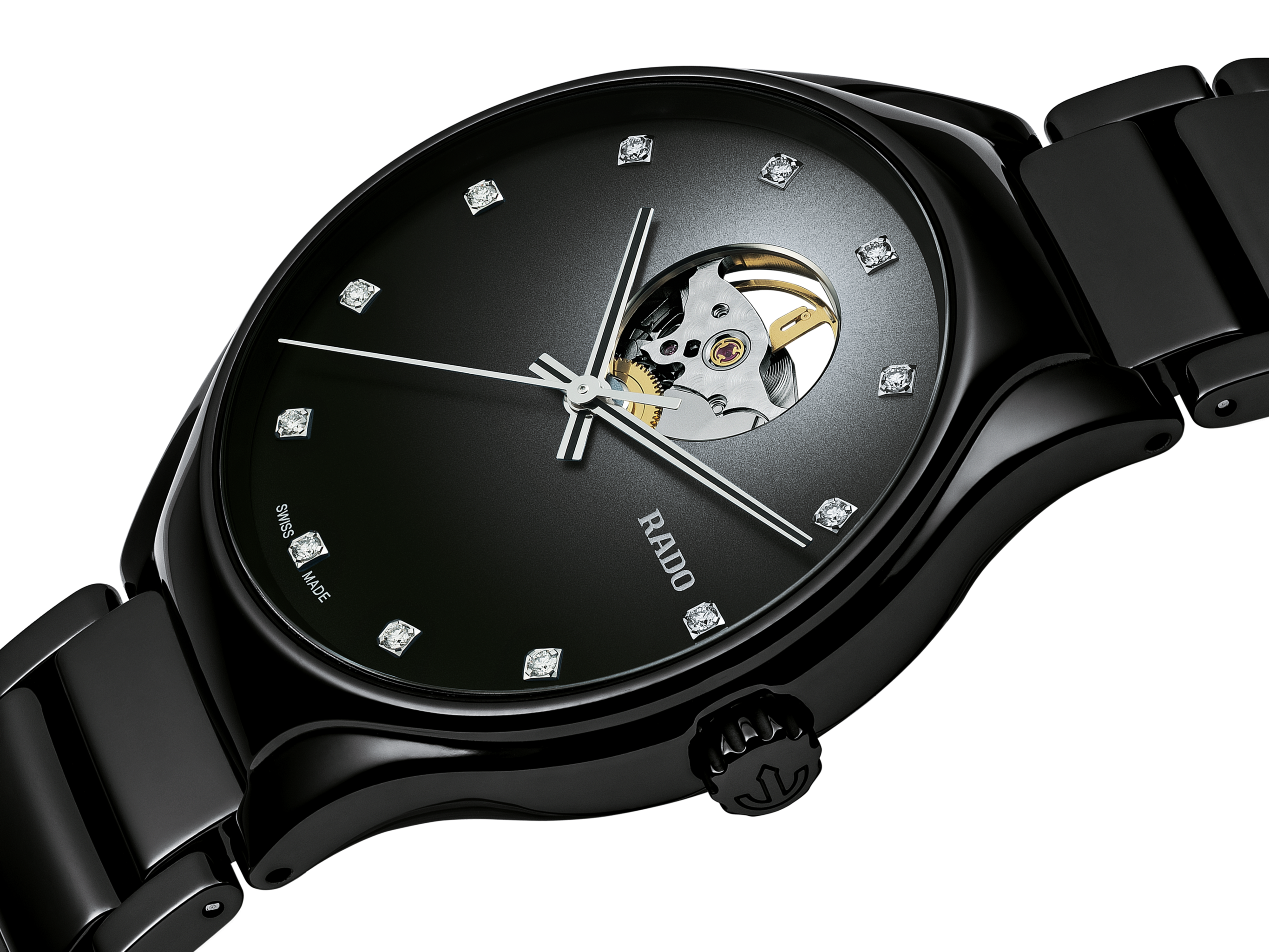 Rado True Black Dial Unisex 40mm