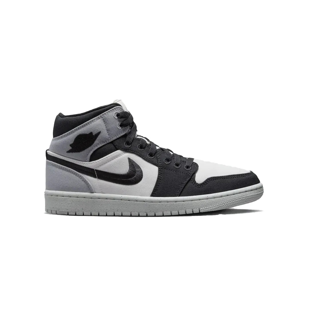 Kicks Machine Air Jordan 1 Mid SE 'Sail/Black-LT Steel Grey' Sale