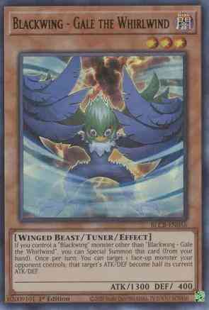 Yu-Gi-Oh! Blackwing - Gale the Whirlwind - BLCR-EN056 - Ultra Rare - 1st Edition