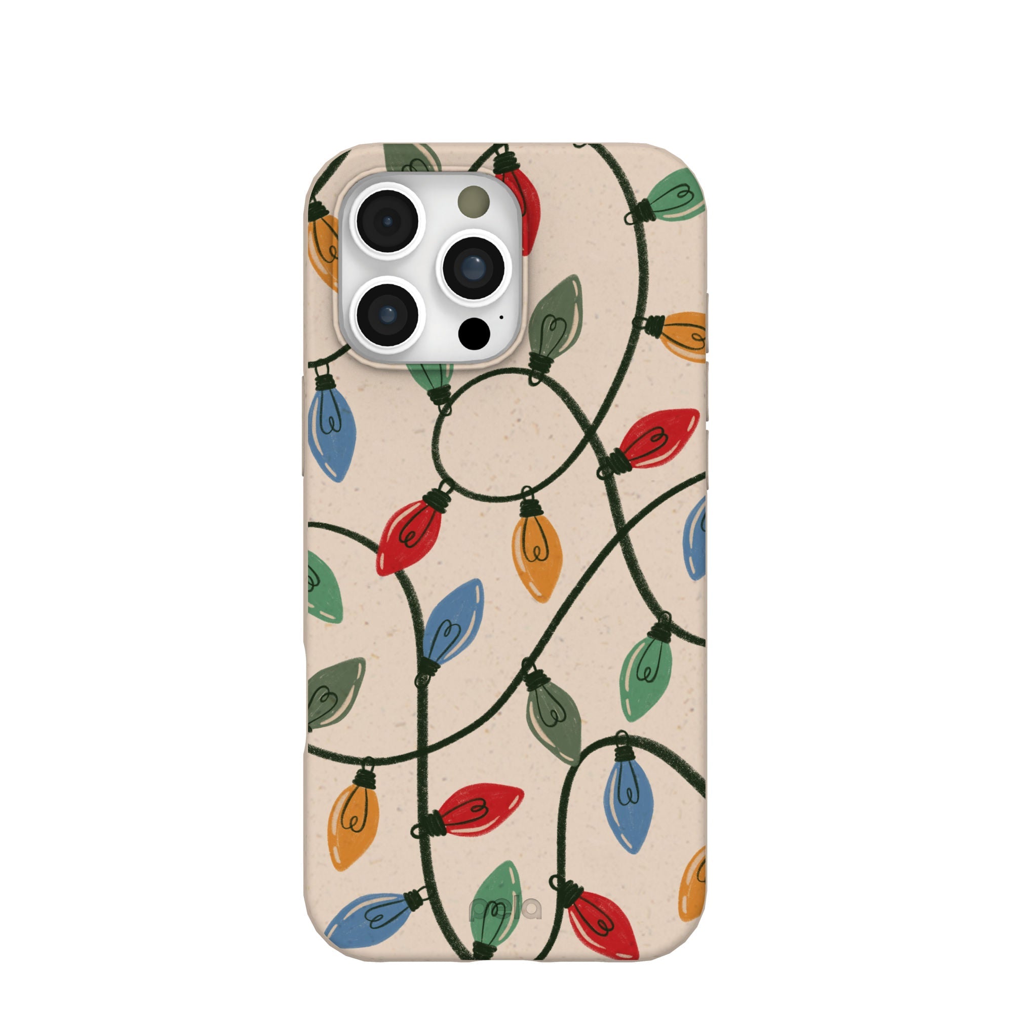 Pela Case Seashell Holiday Lights iPhone 16 Pro Max Case