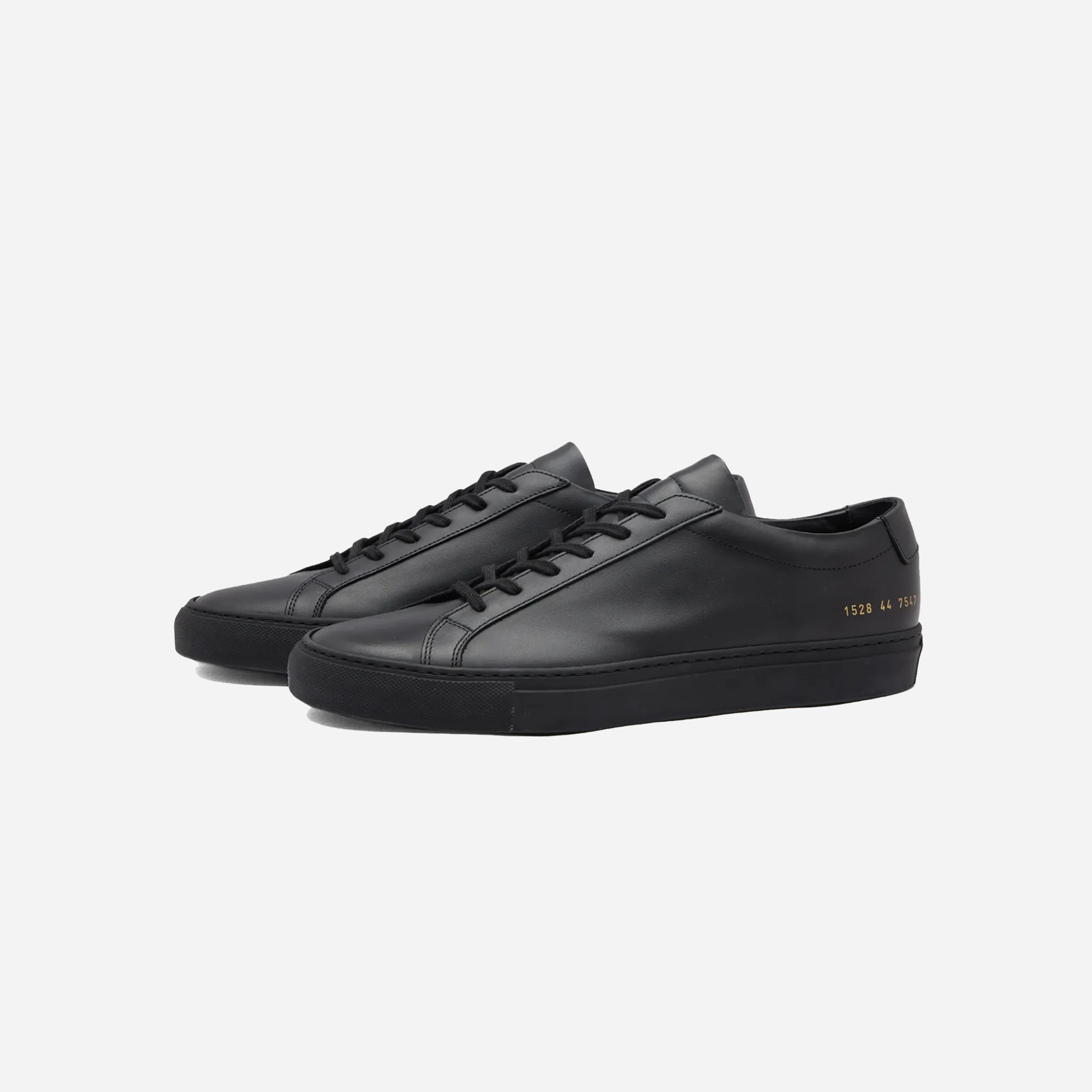 Common Projects Mens Achilles Low Black Shoes - view 2