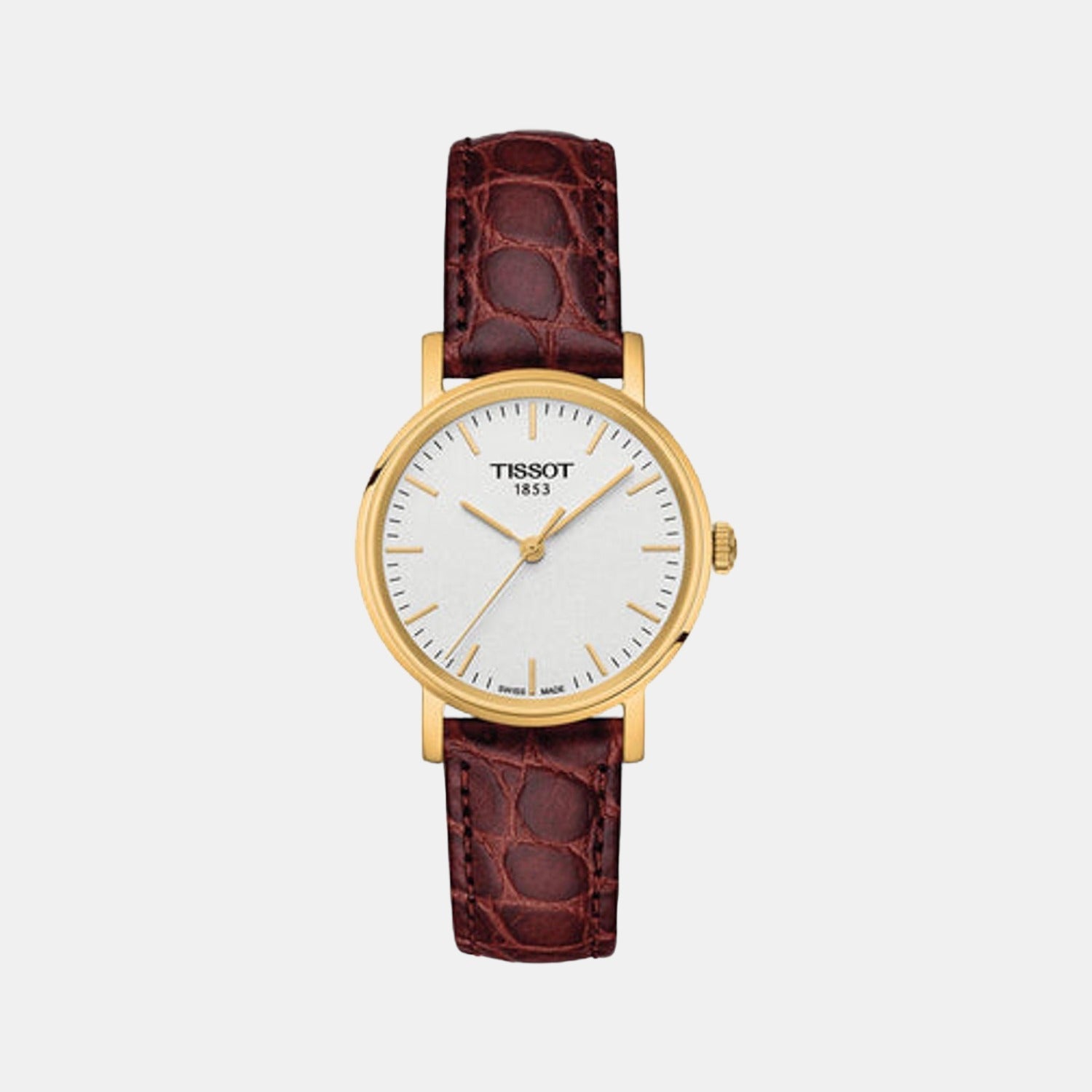 Tissot Everytime Small Women Analog Leather Watch T1092103603100