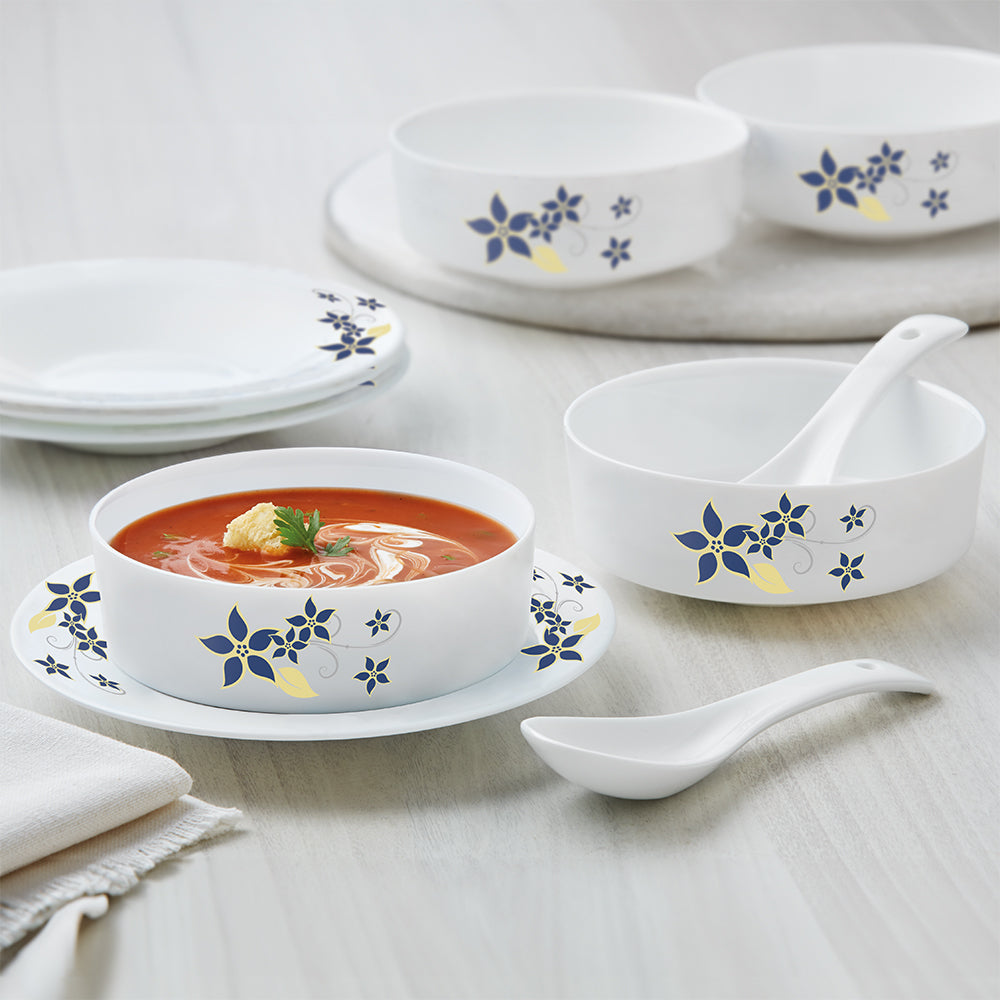 My Borosil Larah by Borosil Viva Soup Bowl w Saucer Set